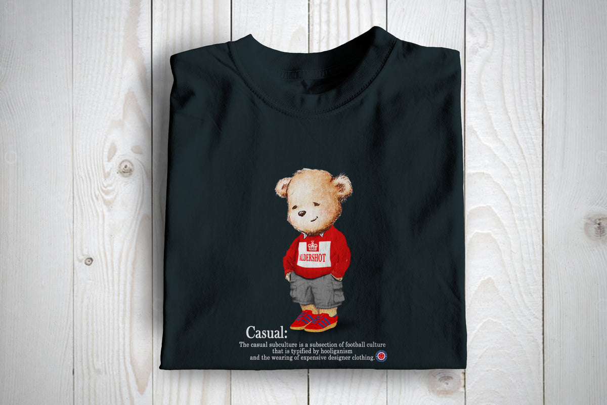 Aldershot Awayday Bear Football Casuals T Shirt – THE DANDY LADS CLUB