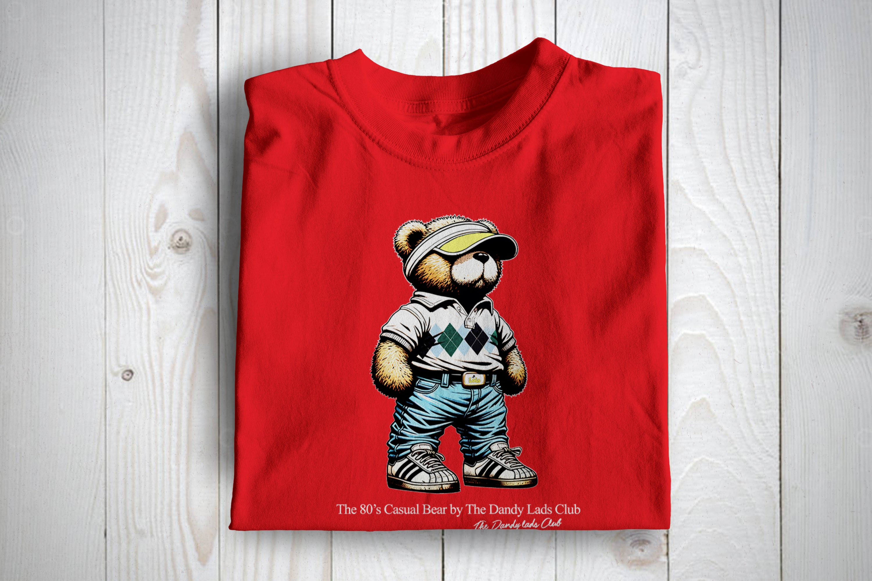 The 1980's Bear Football Casuals Awaydays T Shirt