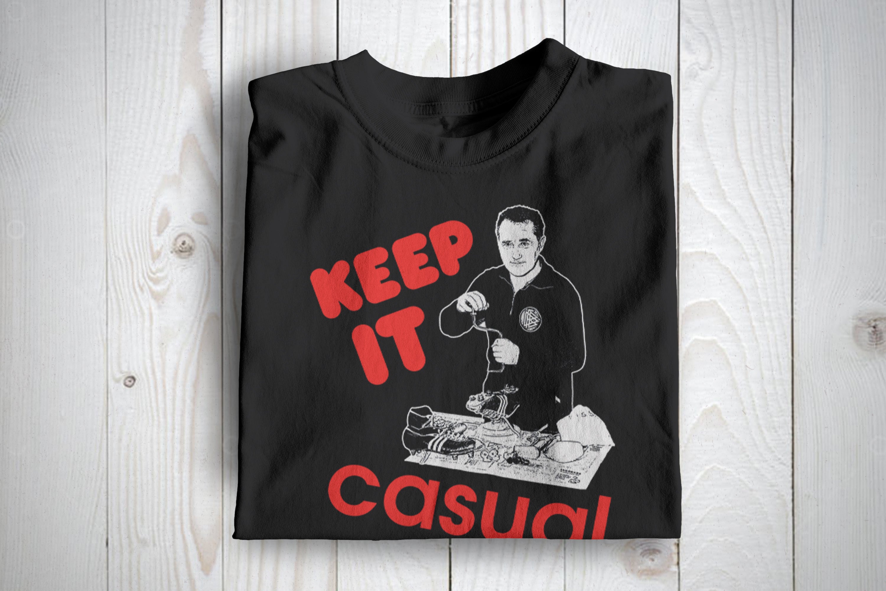 Dassler Keep It Casual Football Casuals Awaydays T Shirt