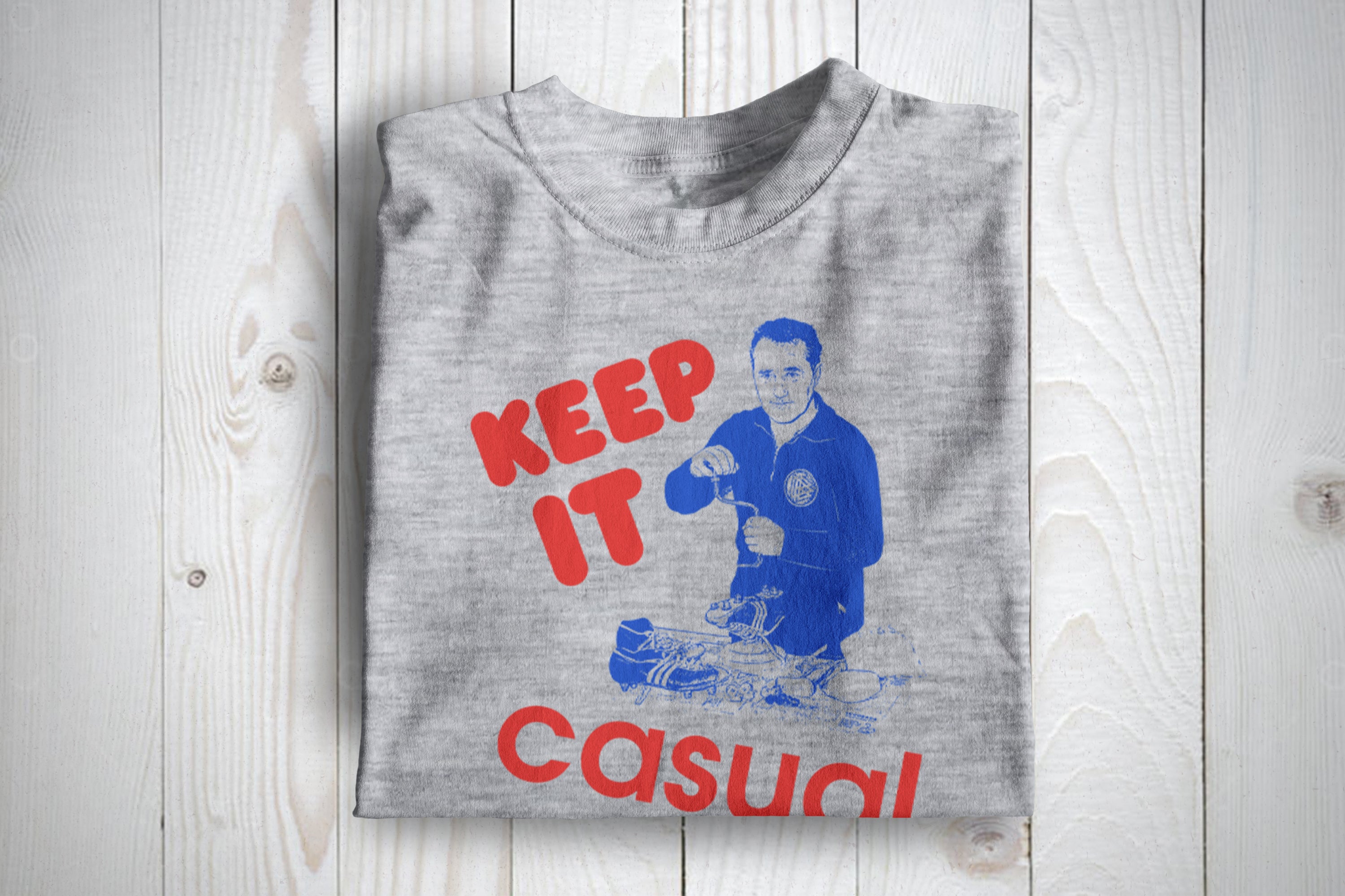 Dassler Keep It Casual Football Casuals Awaydays T Shirt