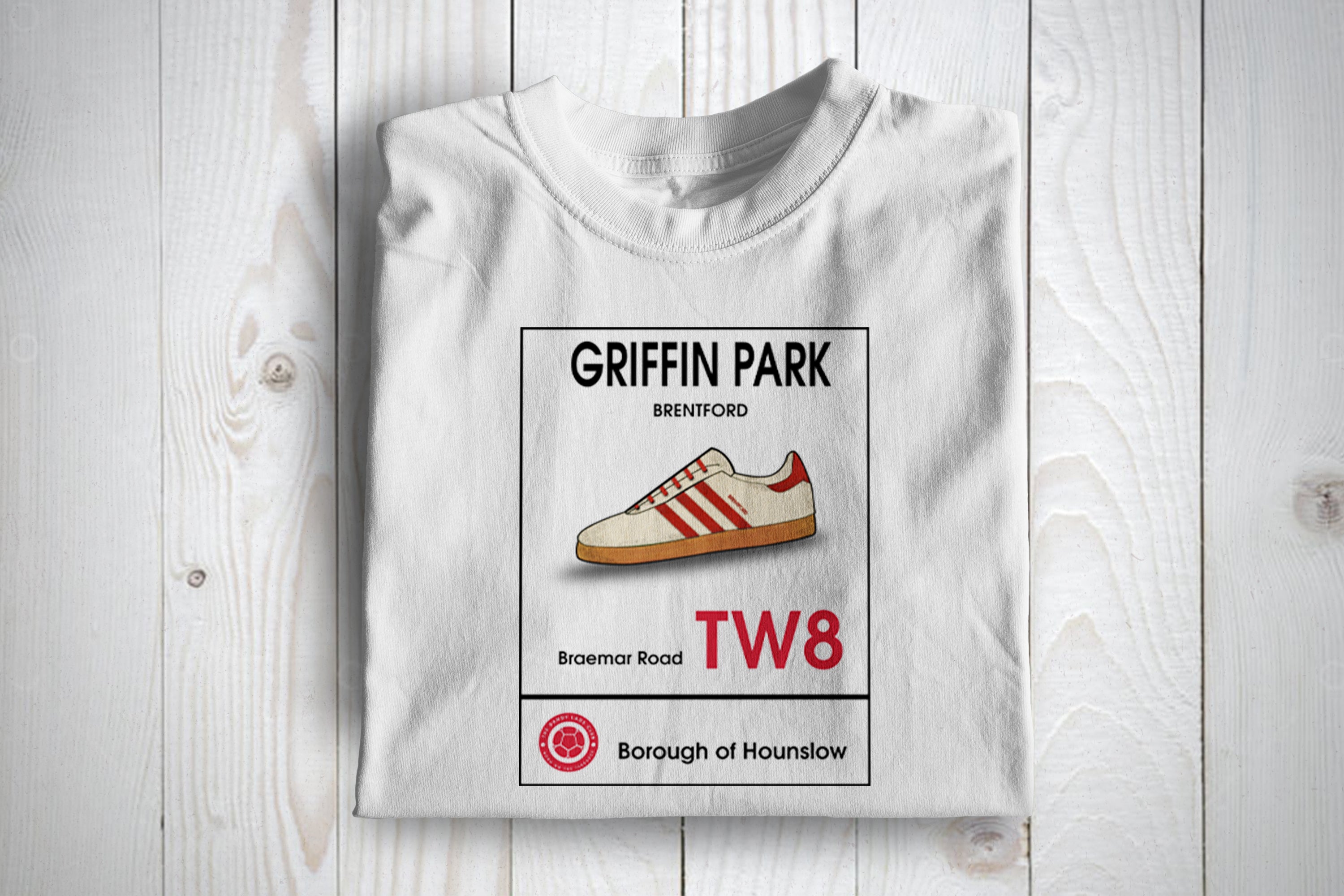 Brentford Griffin Park Sign Football Casuals  Awaydays T Shirt