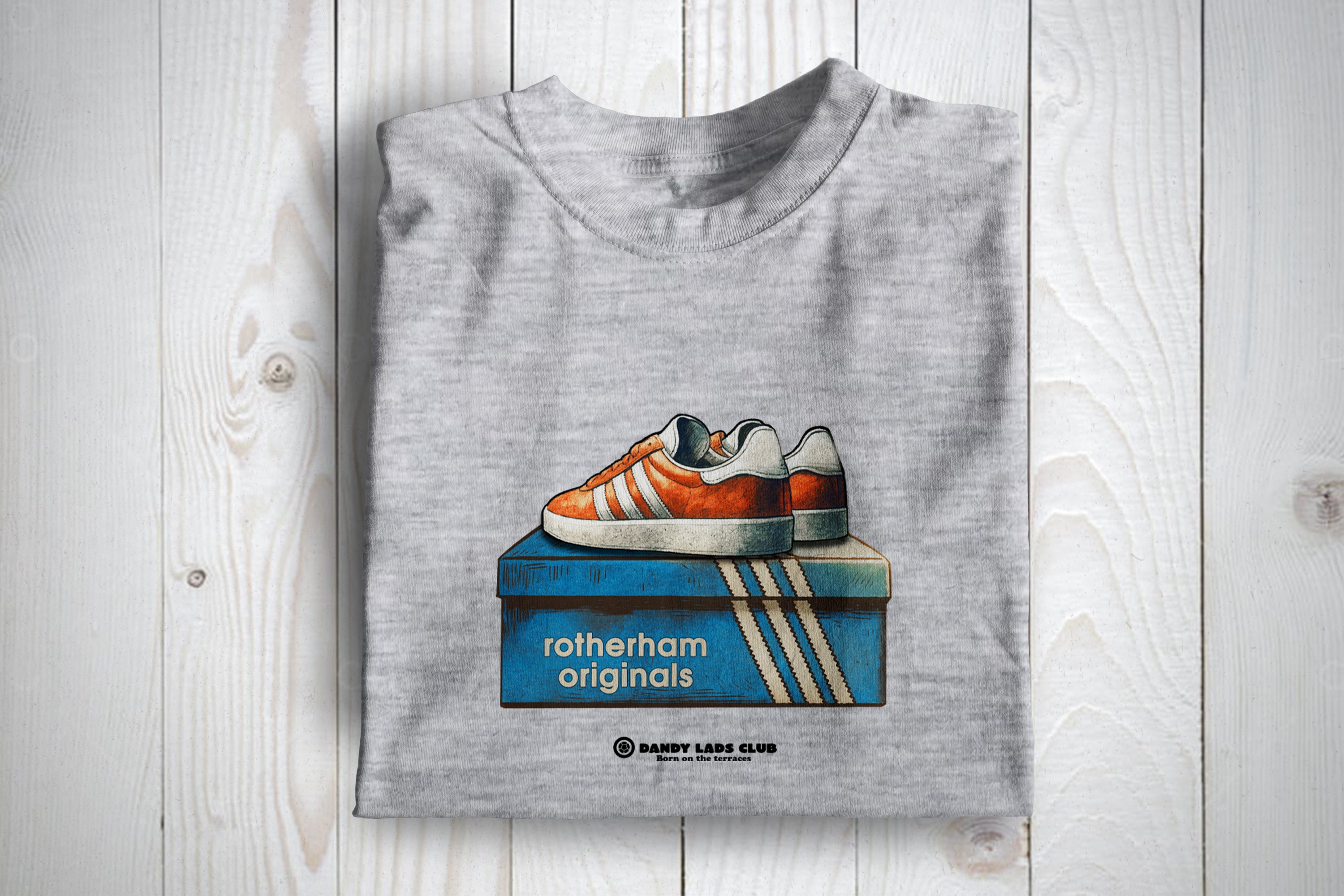 Rotherham Originals Football  Casuals Awaydays T Shirt