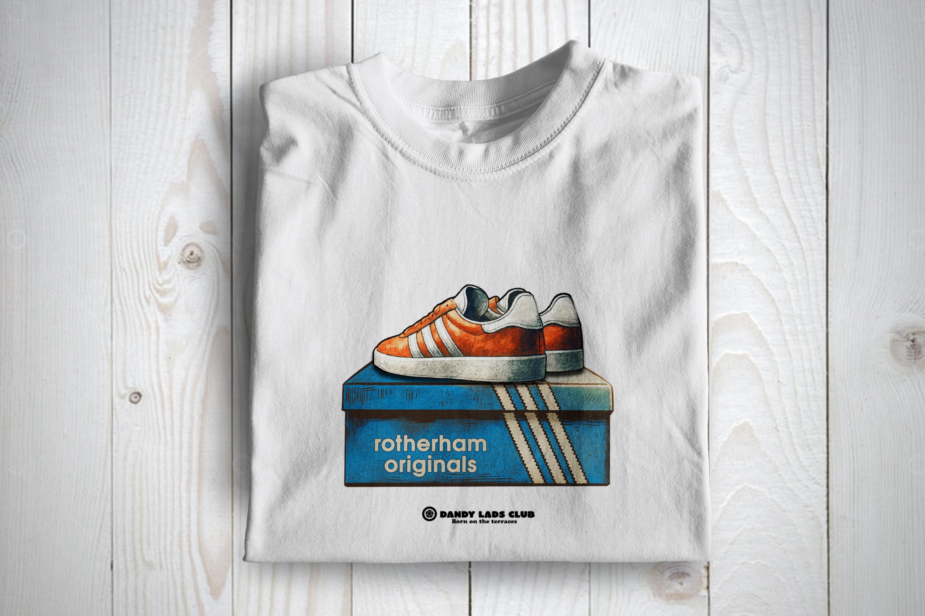 Rotherham Originals Football  Casuals Awaydays T Shirt