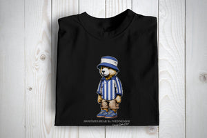 Wednesday Awaydays Bear Football Casuals T Shirt