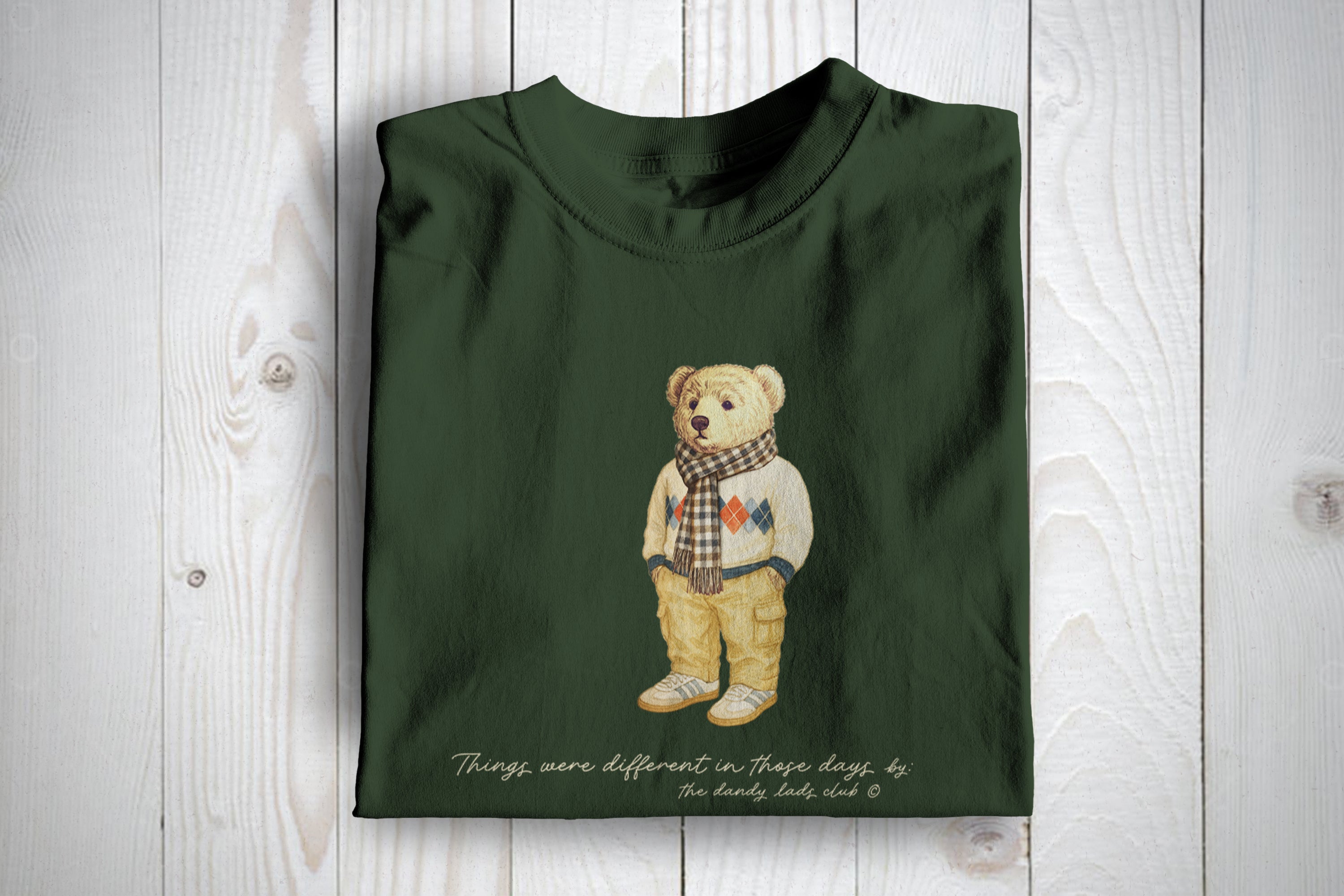 Chester, The Casual Bear, Lendl Edition. Football Casuals Awaydays T Shirt