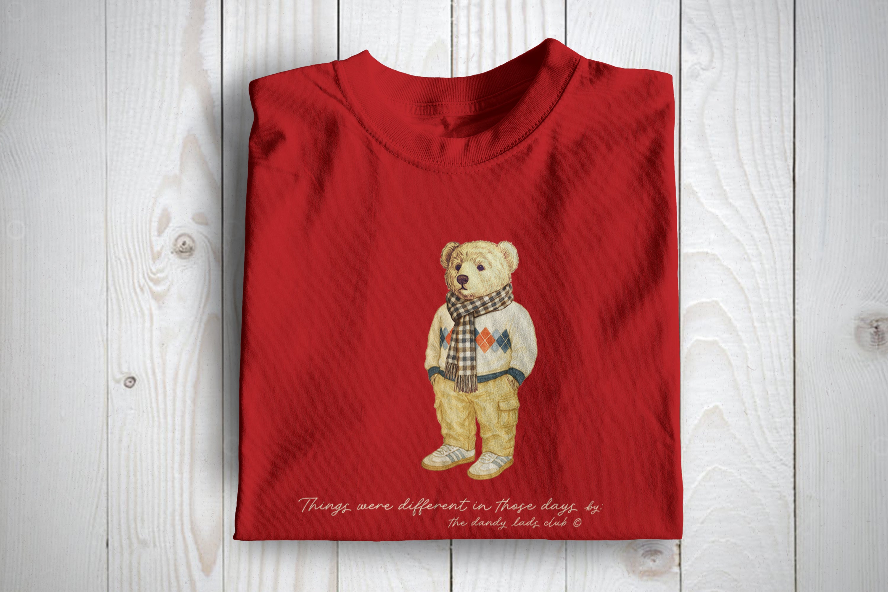 Chester, The Casual Bear, Lendl Edition. Football Casuals Awaydays T Shirt