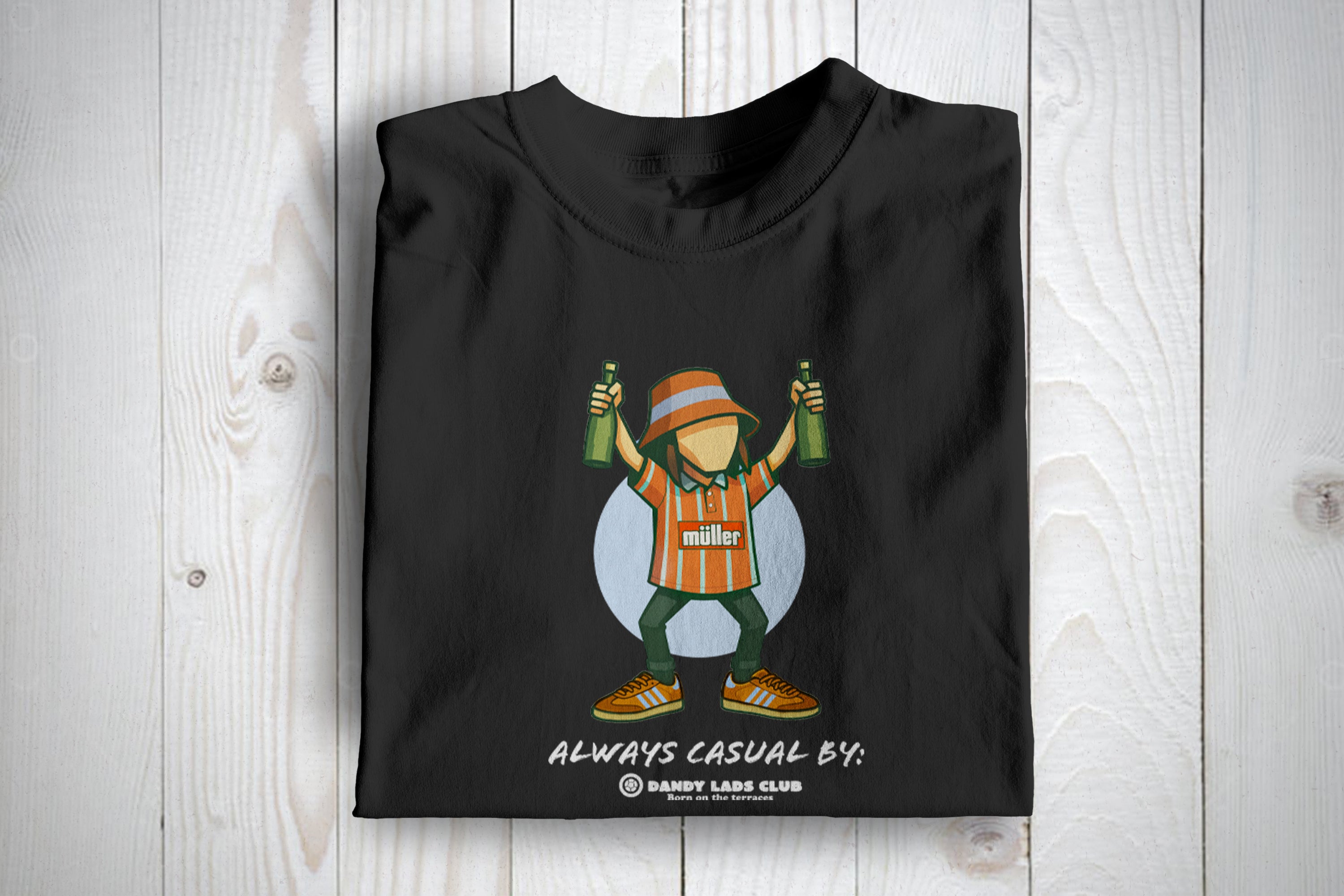 Villa Always Casual Football Casuals Awayday T Shirt