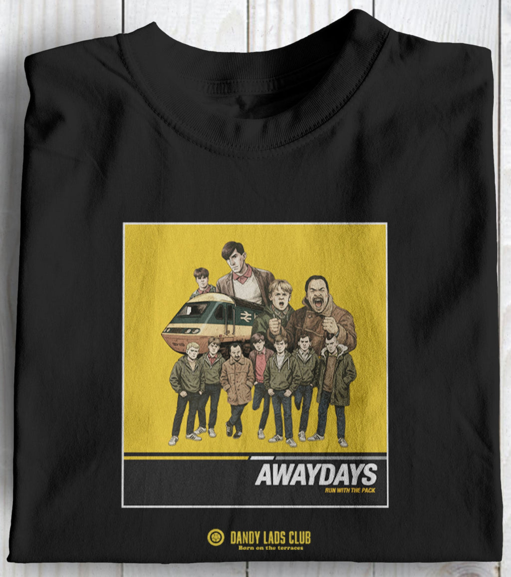 Awaydays Run With The Pack Football Casuals Awayday T Shirt.