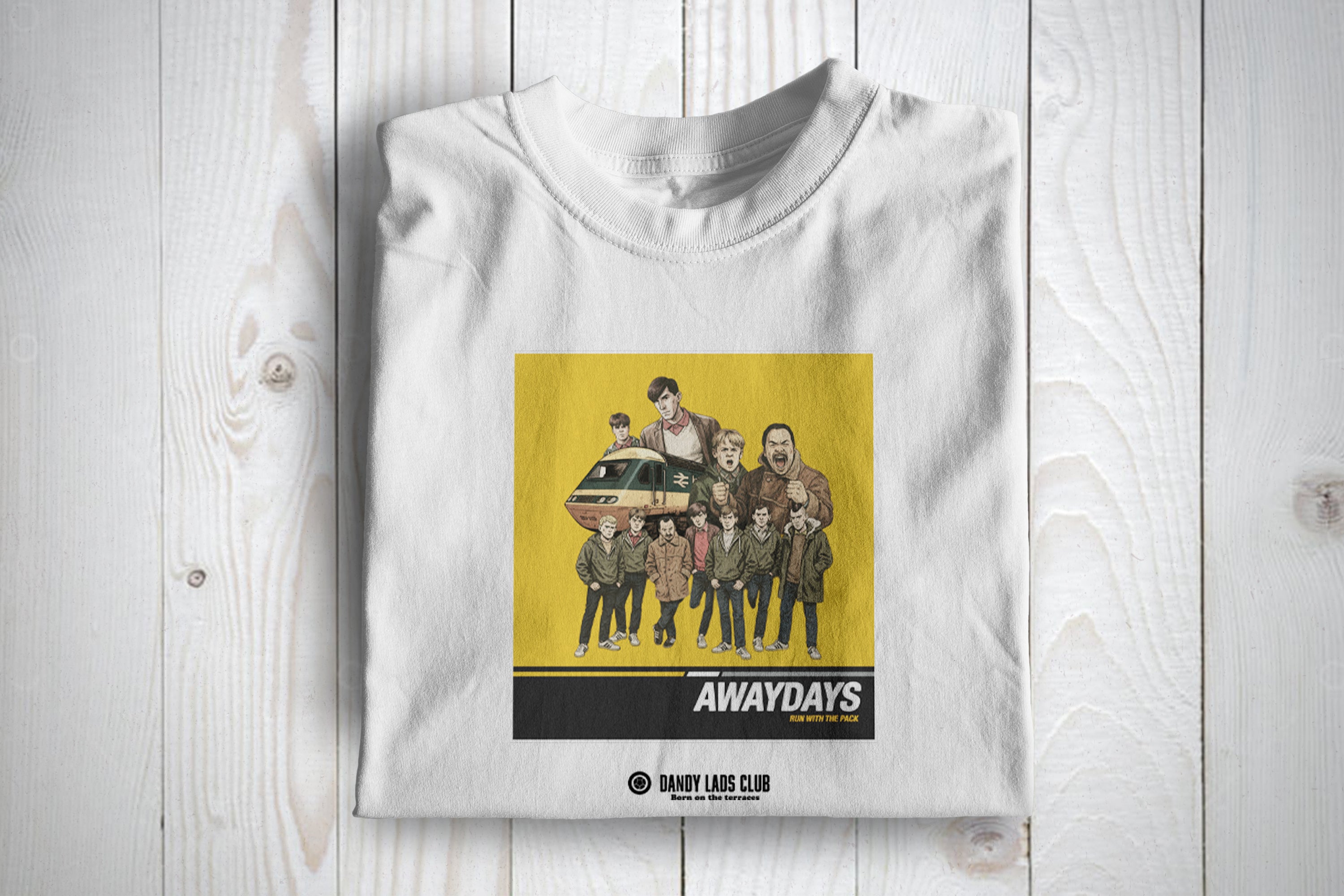 Awaydays Run With The Pack Football Casuals Awayday T Shirt.