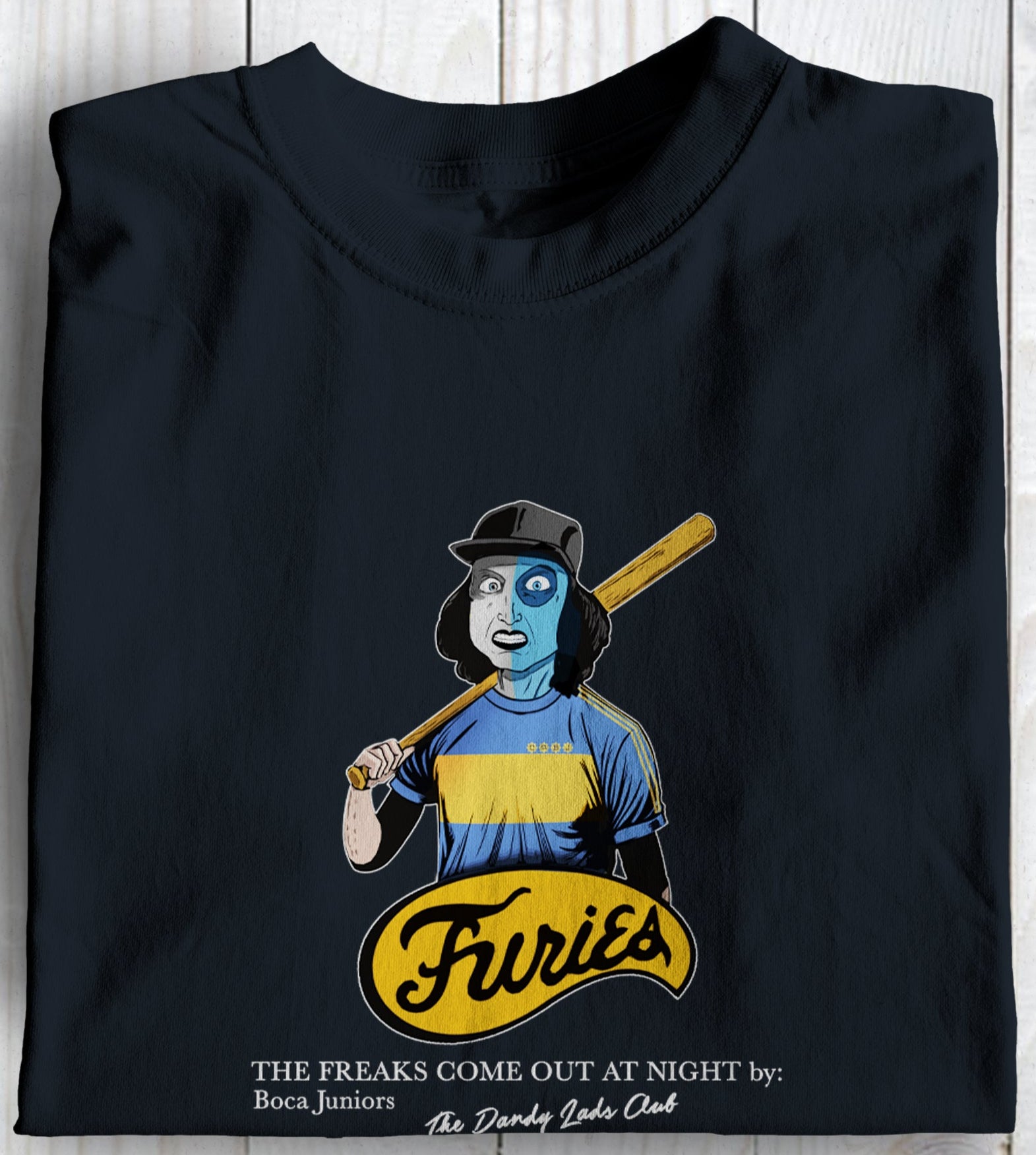 Boca The freaks Come Out At Night   Football Casuals Awaydays T Shirt