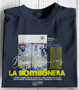 La Bombonera  Every Game Tells A Story Boca Football Awaydays T Shirt