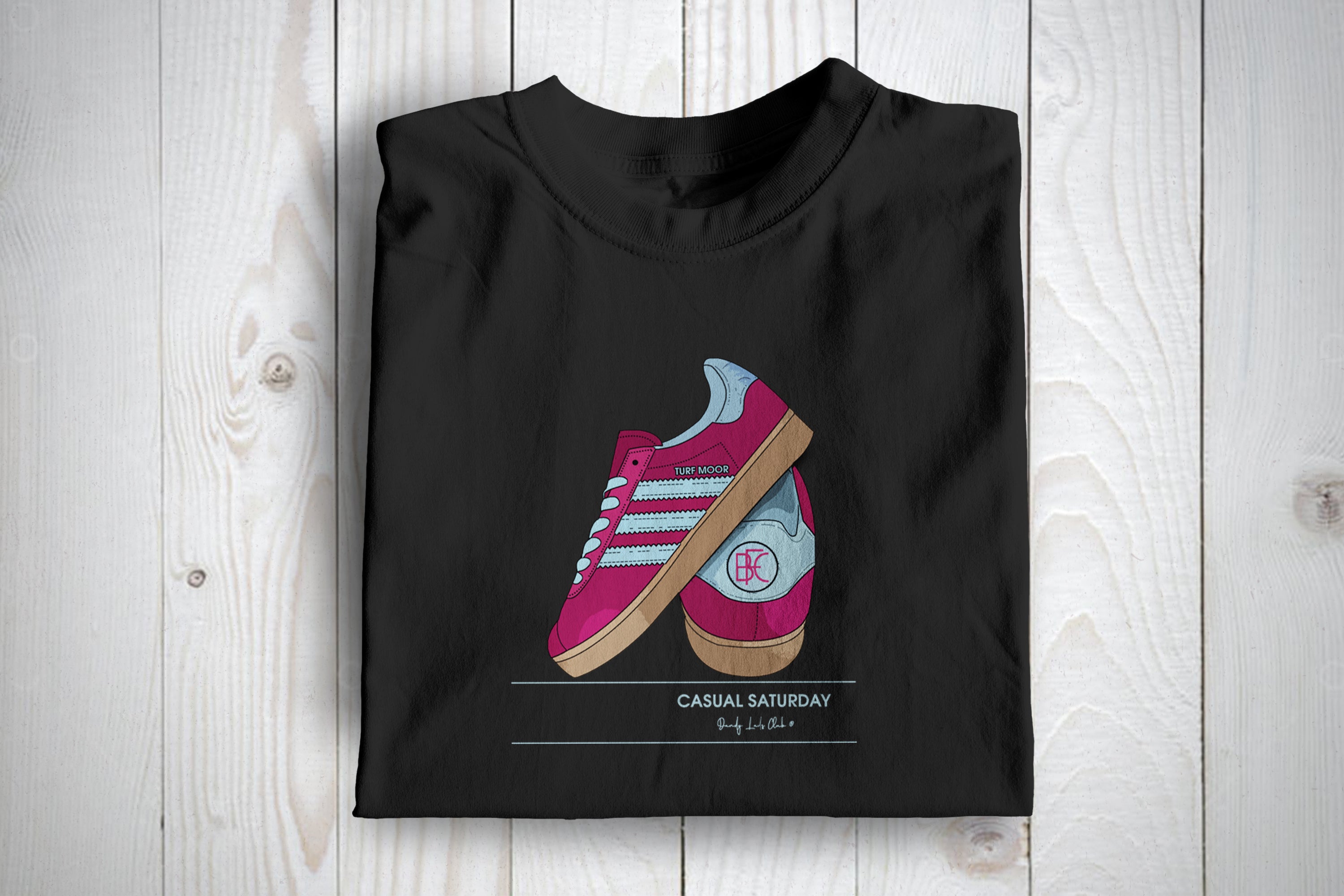 Burnley Casual Saturday Football Awaydays T Shirt