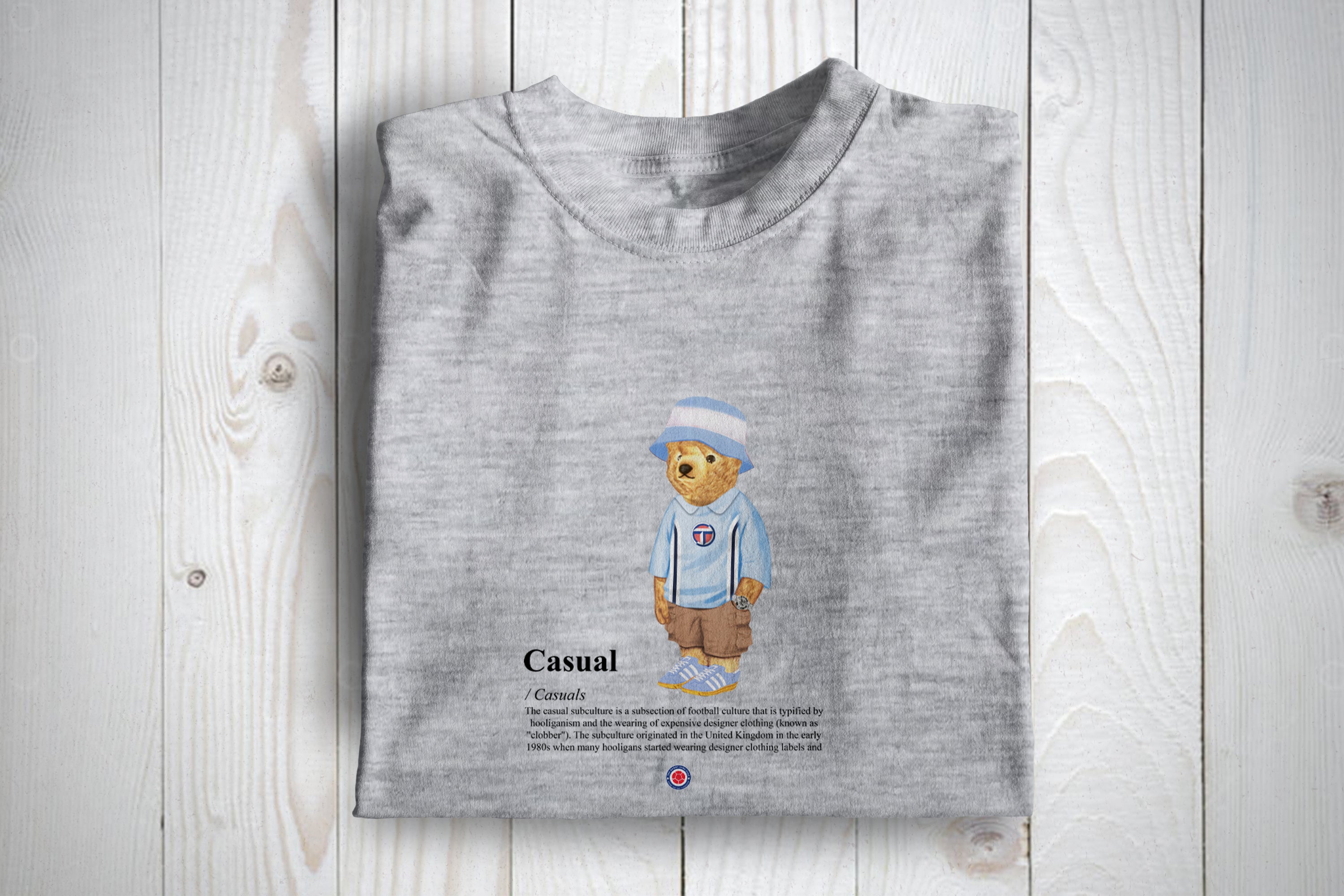 Coventry Casual Bear  Football  Awayday T Shirt