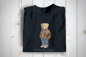 Chester, The Casual Bear, Jaquard Knit Edition. Football Casuals Awaydays T Shirt