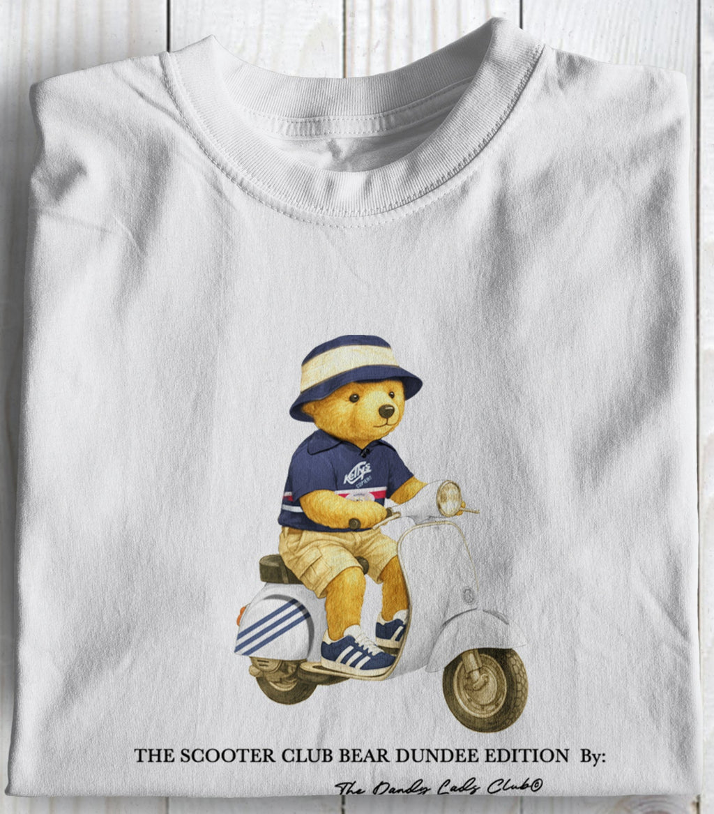 Dundee Scooter Club Bear Football Casuals Awayday T Shirt