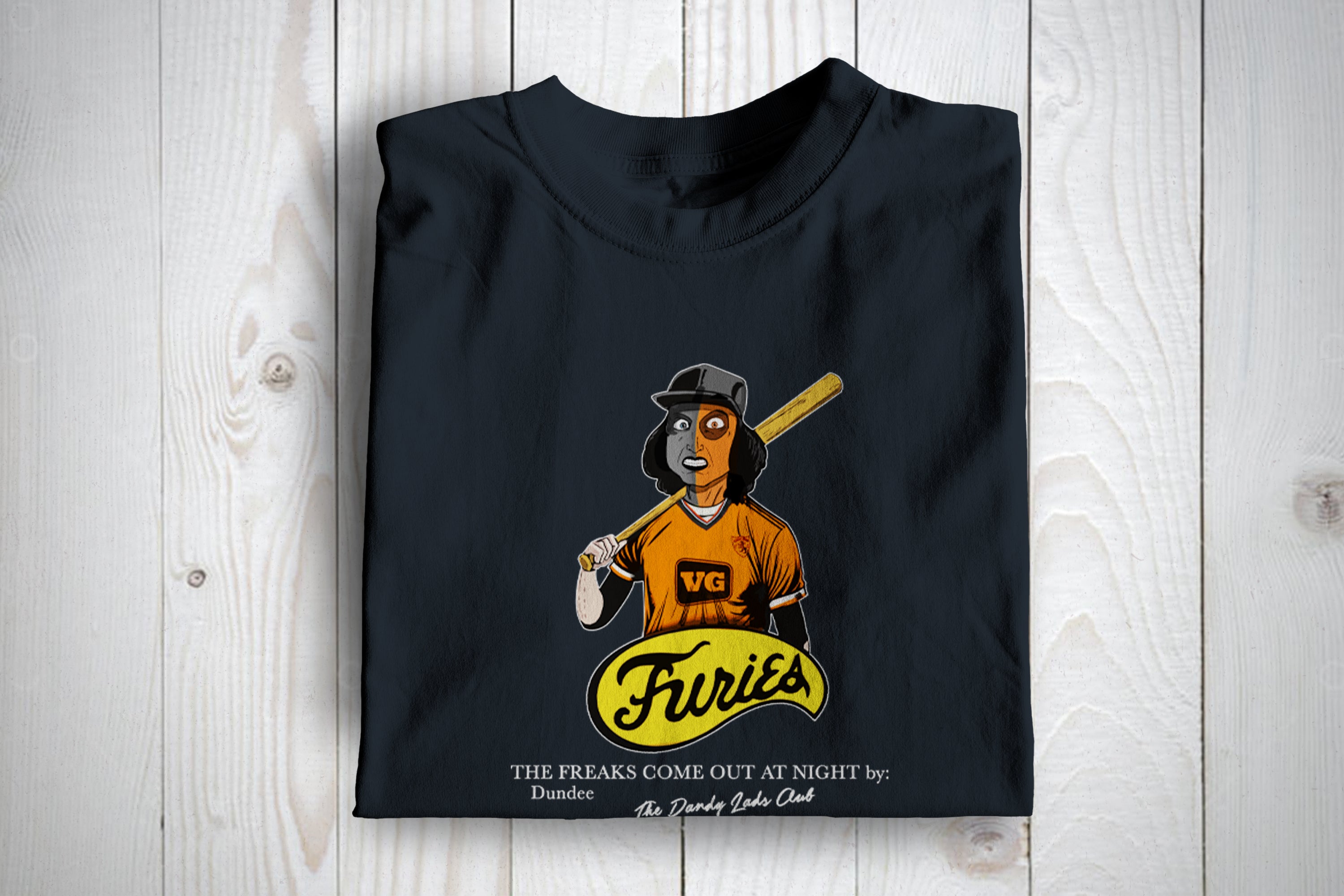 Dundee Utd Themed The Freaks Come Out At Night Football Awayday T Shirt