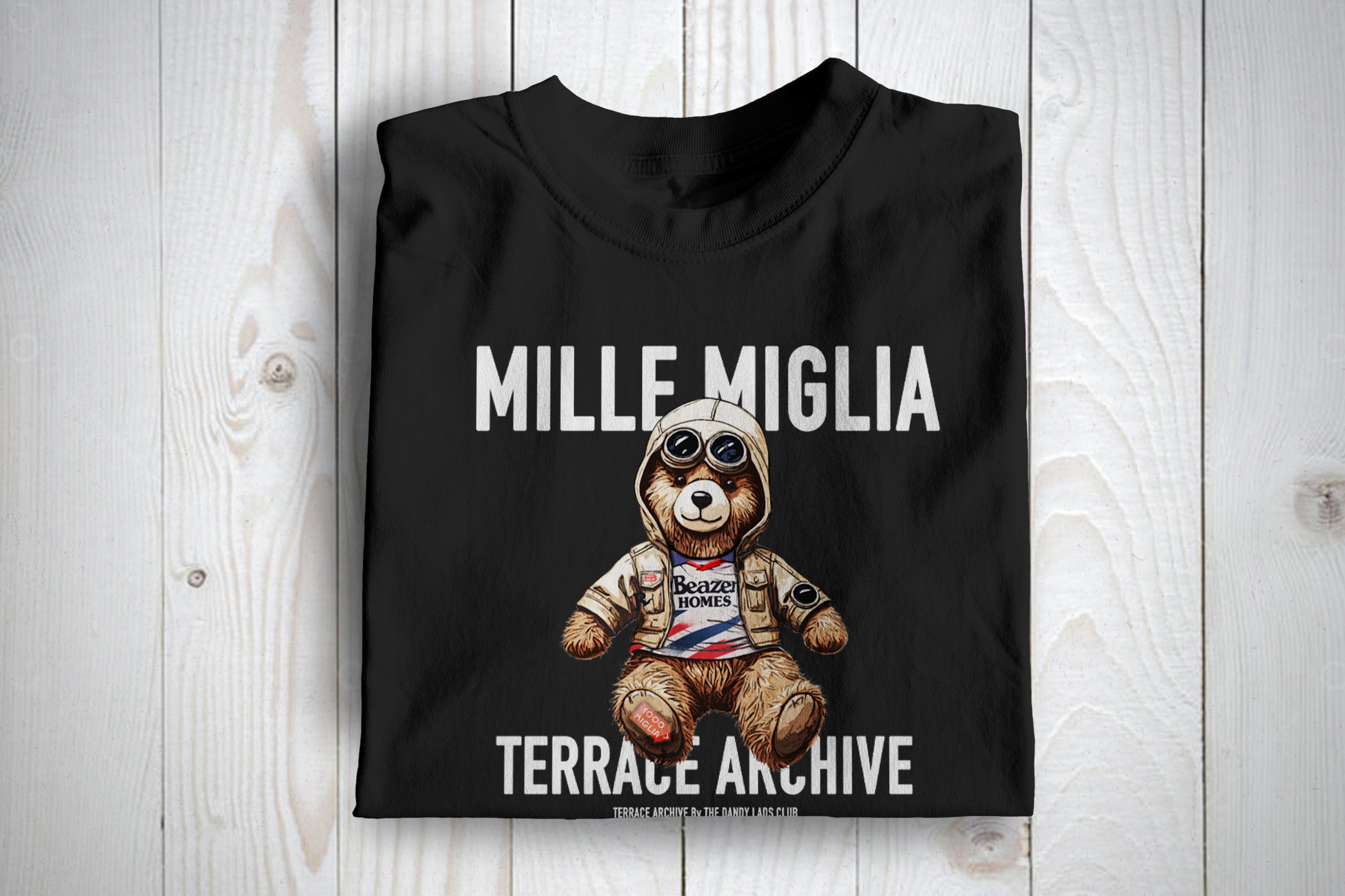 Falkirk Terrace Archive Bear Football Casuals Awayday T Shirt