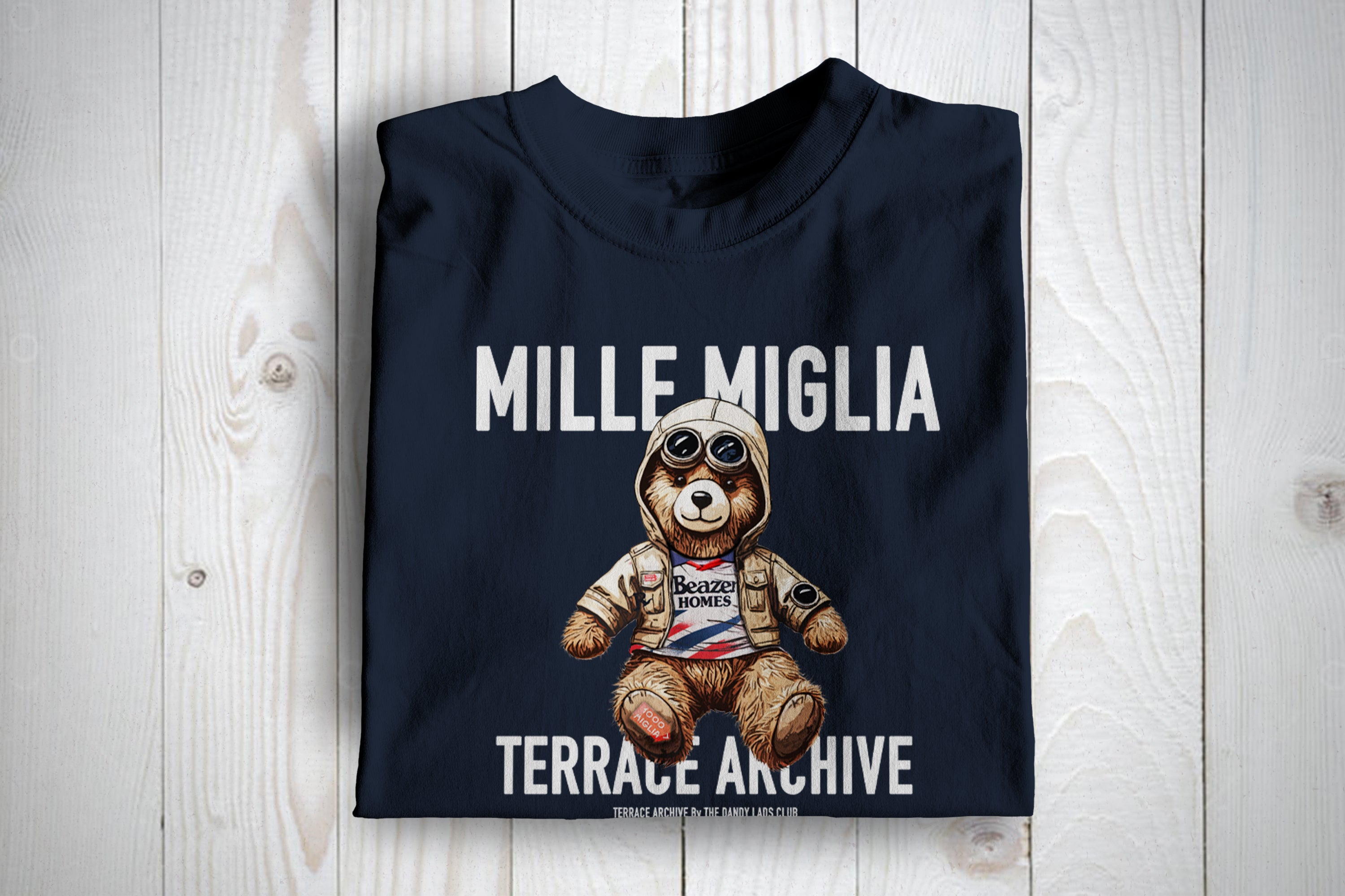 Falkirk Terrace Archive Bear Football Casuals Awayday T Shirt