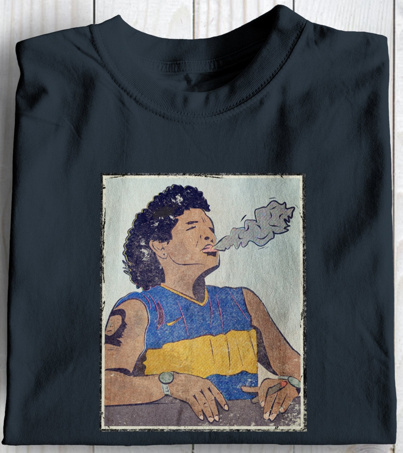 Maradona Boca Football Casuals Awaydays T Shirt