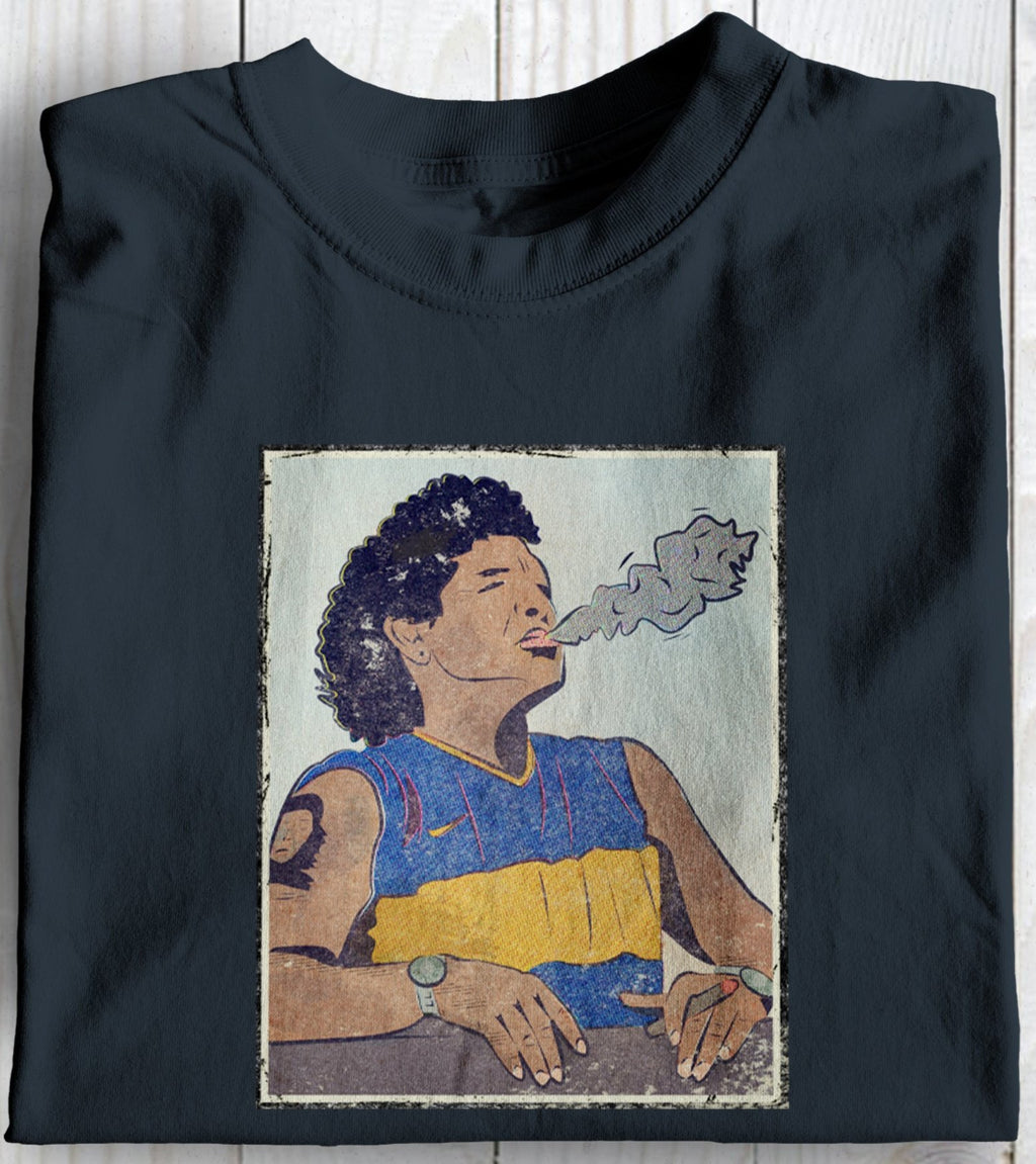 Maradona Boca Football Casuals Awaydays T Shirt