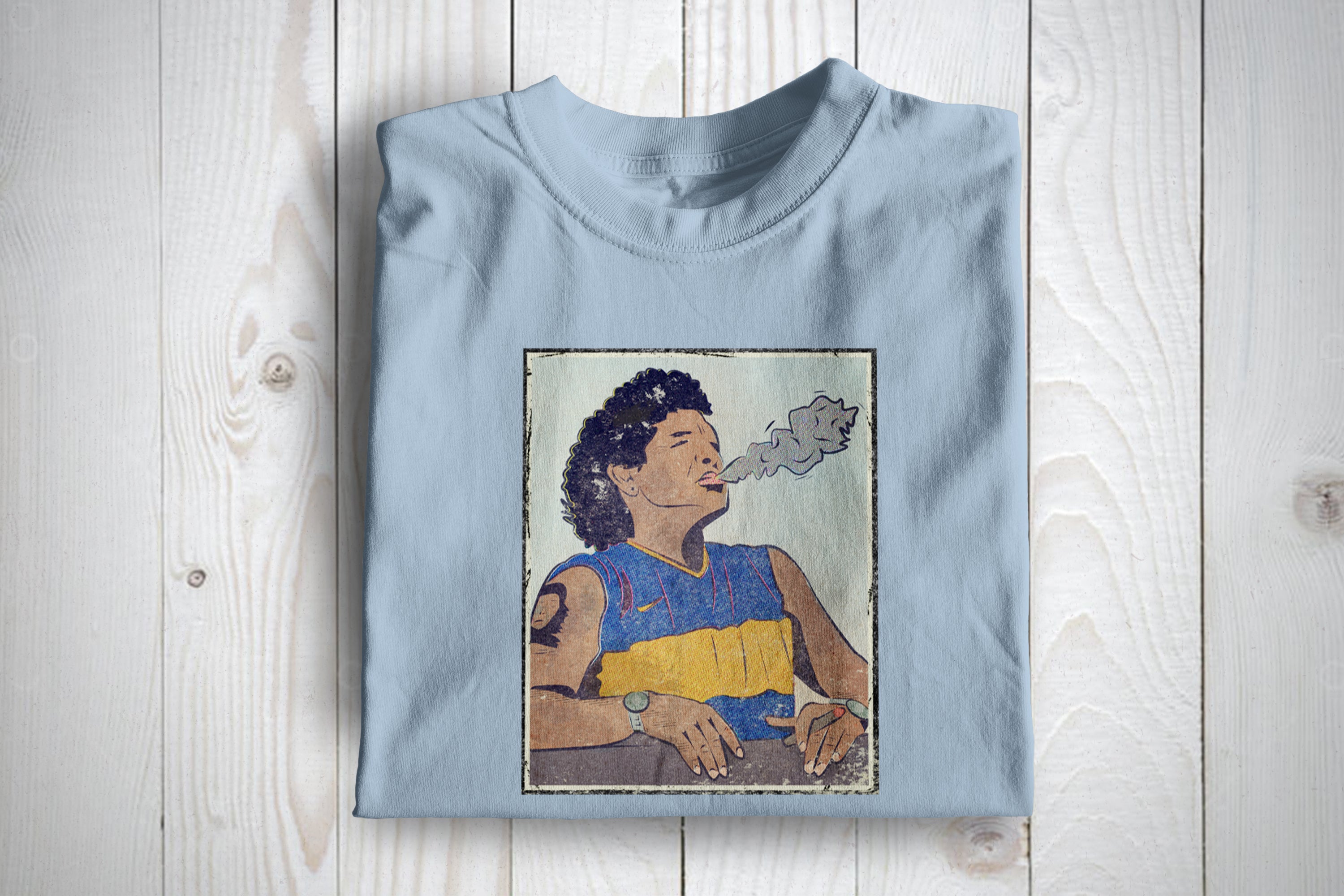 Maradona Boca Football Casuals Awaydays T Shirt