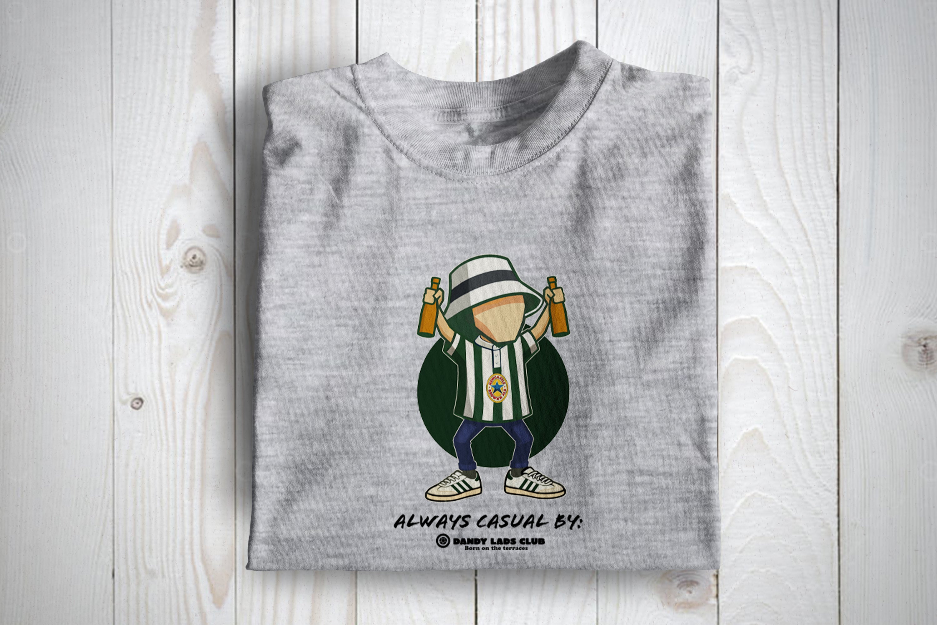Newcastle Always Casual Football Casuals Awaydays T Shirt