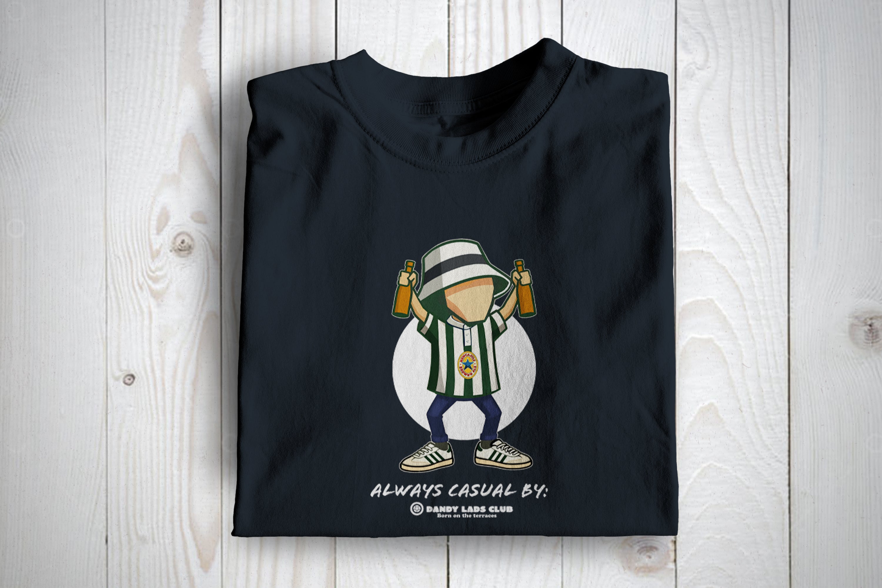 Newcastle Always Casual Football Casuals Awaydays T Shirt