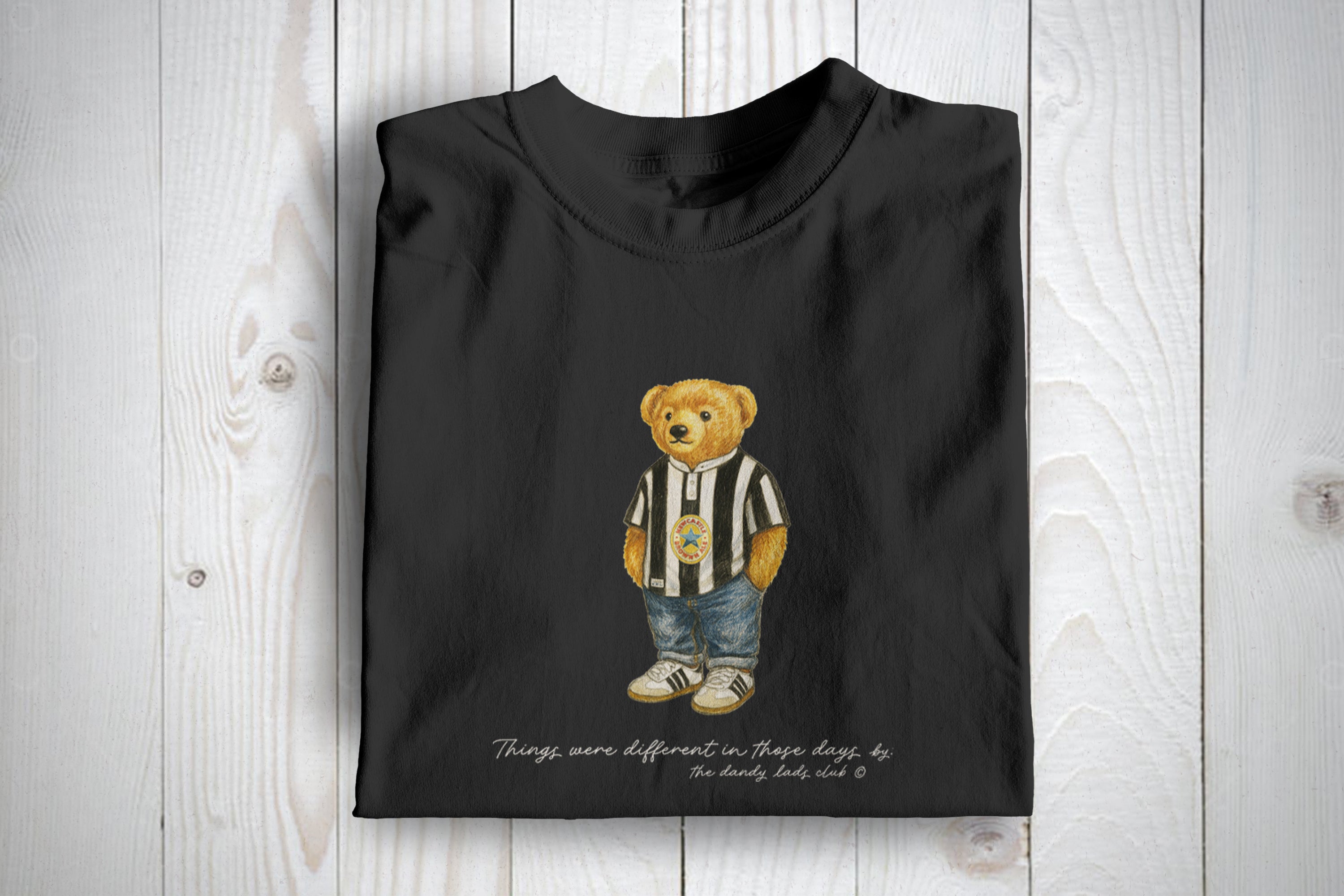 Newcastle Things Were Different Bear Football Casuals Awaydays T Shirt