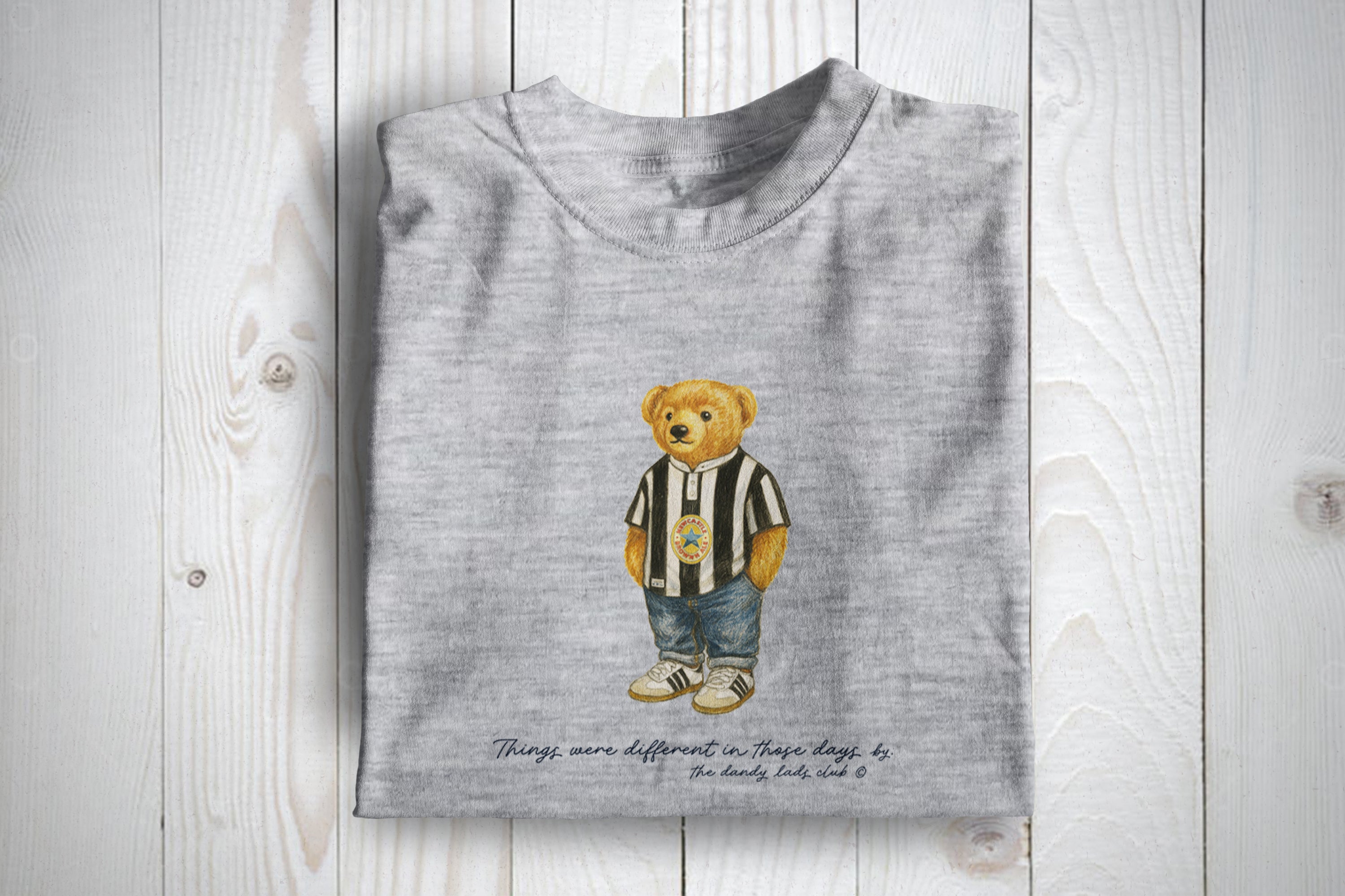 Newcastle Things Were Different Bear Football Casuals Awaydays T Shirt