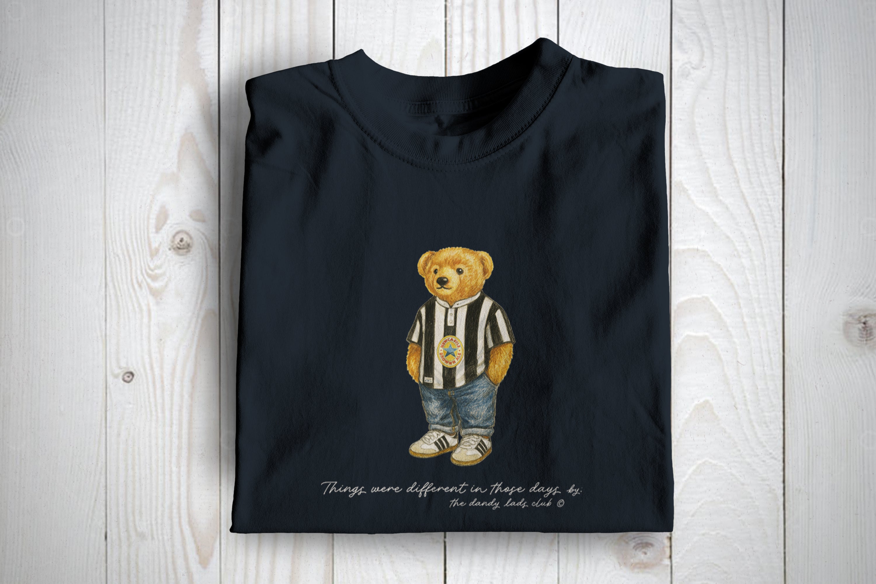 Newcastle Things Were Different Bear Football Casuals Awaydays T Shirt