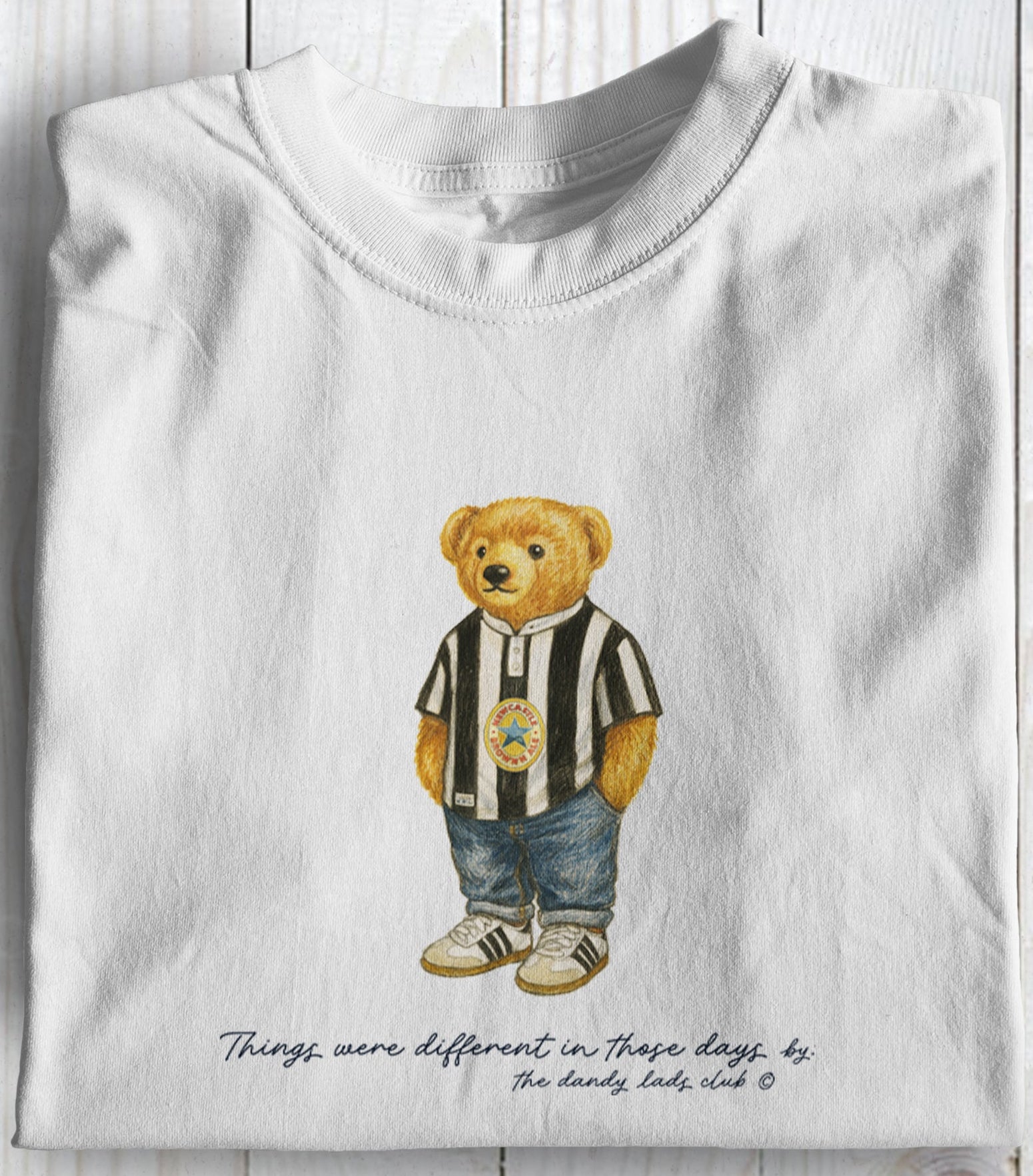 Newcastle Things Were Different Bear Football Casuals Awaydays T Shirt