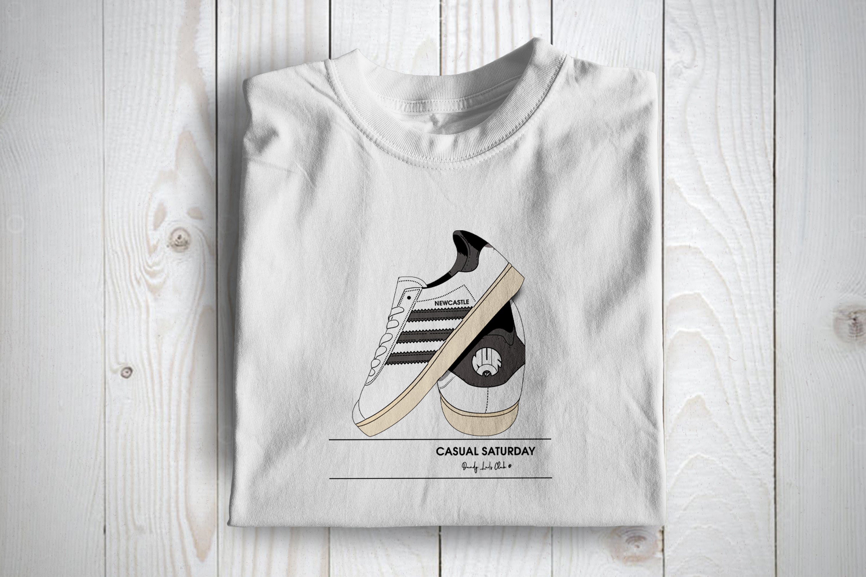 Newcastle Casual Saturday Football Awaydays T Shirt