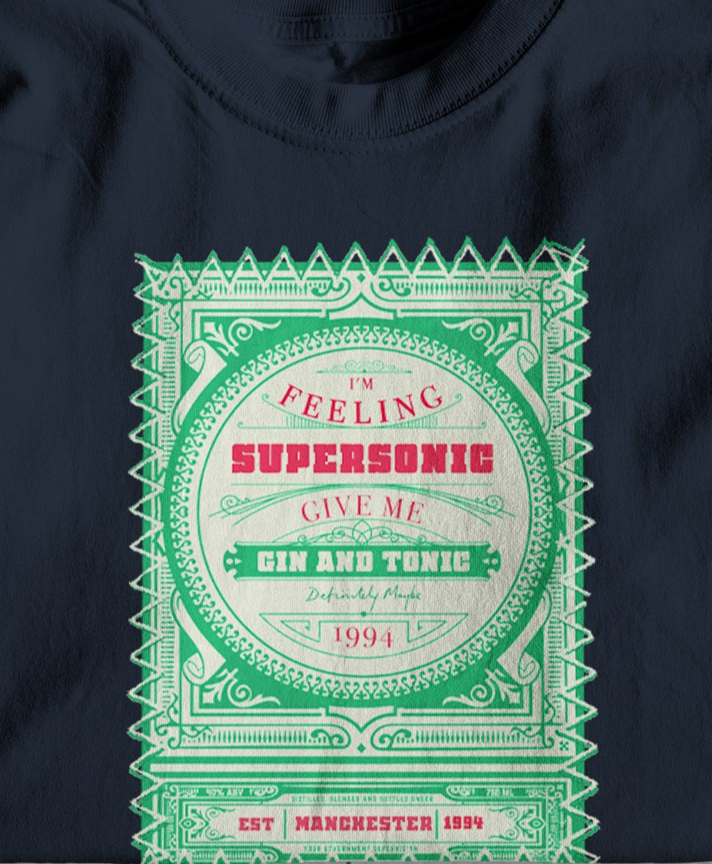 Supersonic Oasis Themed T shirt