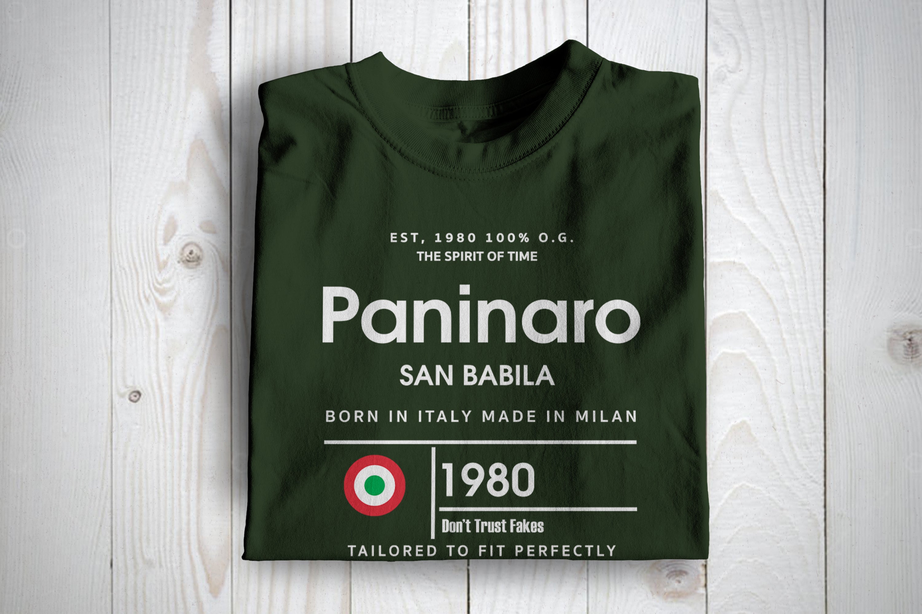 Paninaro Spirit Of Time  80s Subculture T Shirt