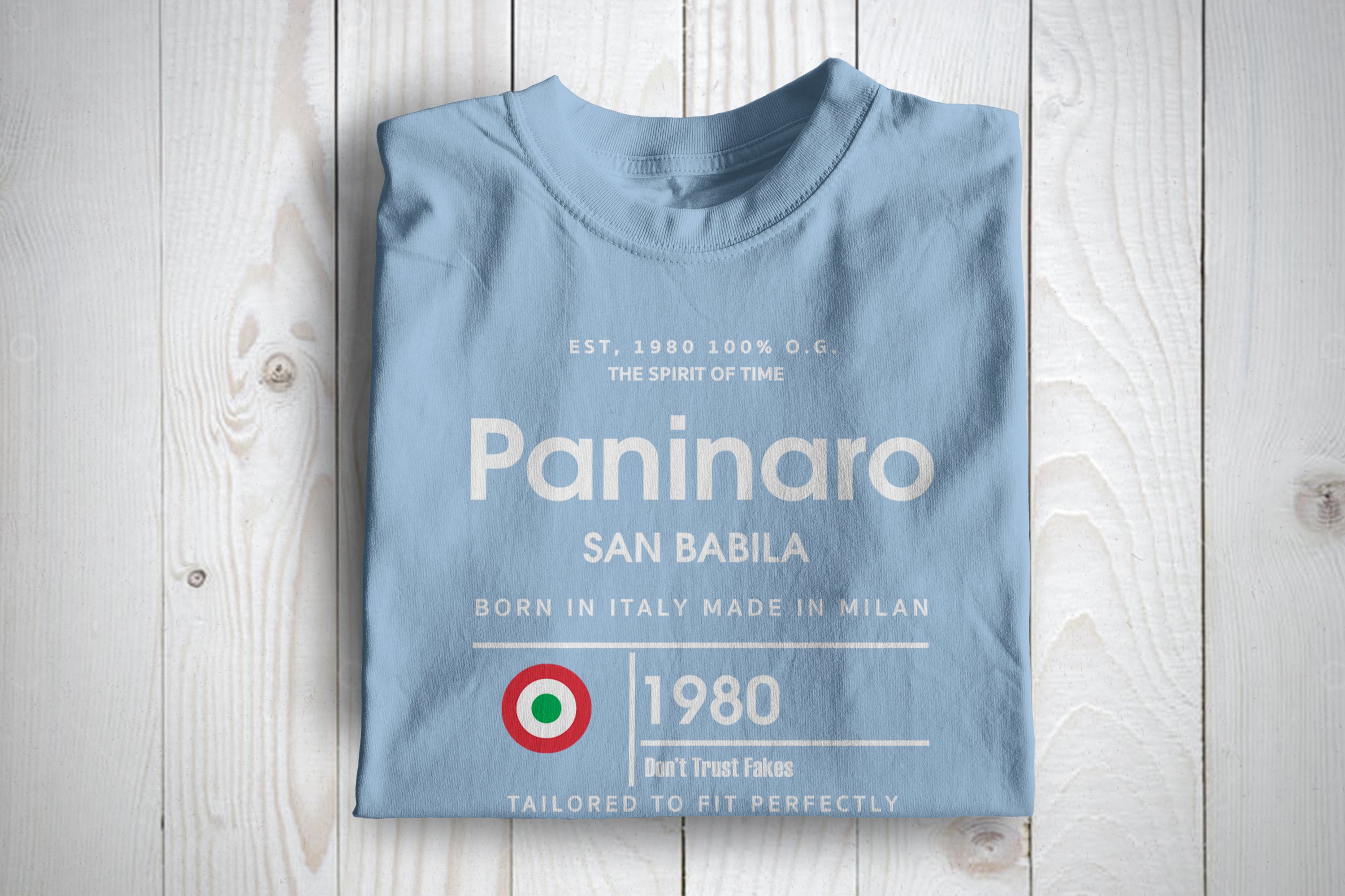 Paninaro Spirit Of Time  80s Subculture T Shirt