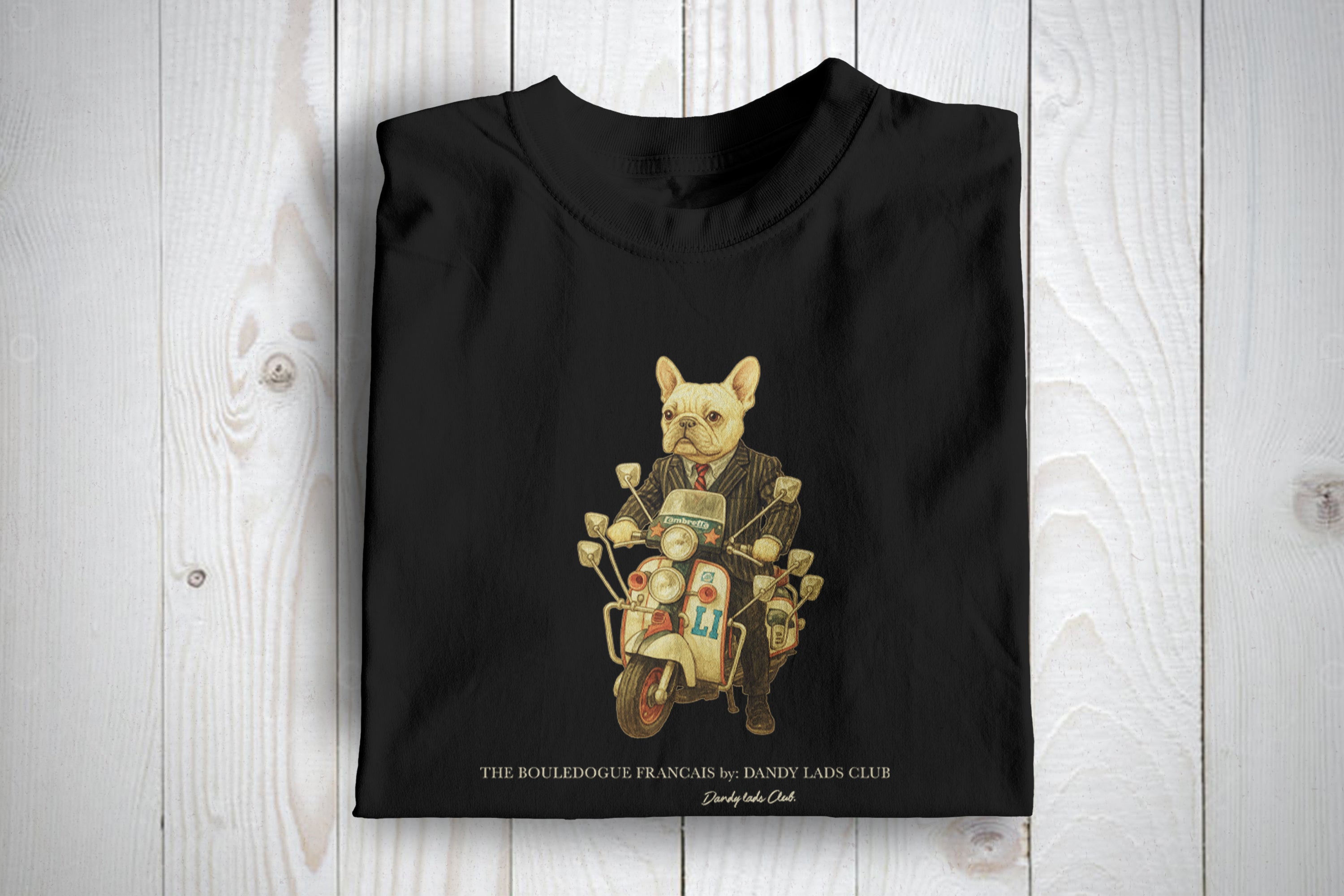 Bouledogue Francais Quadrophenia Mod subculture T Shirt