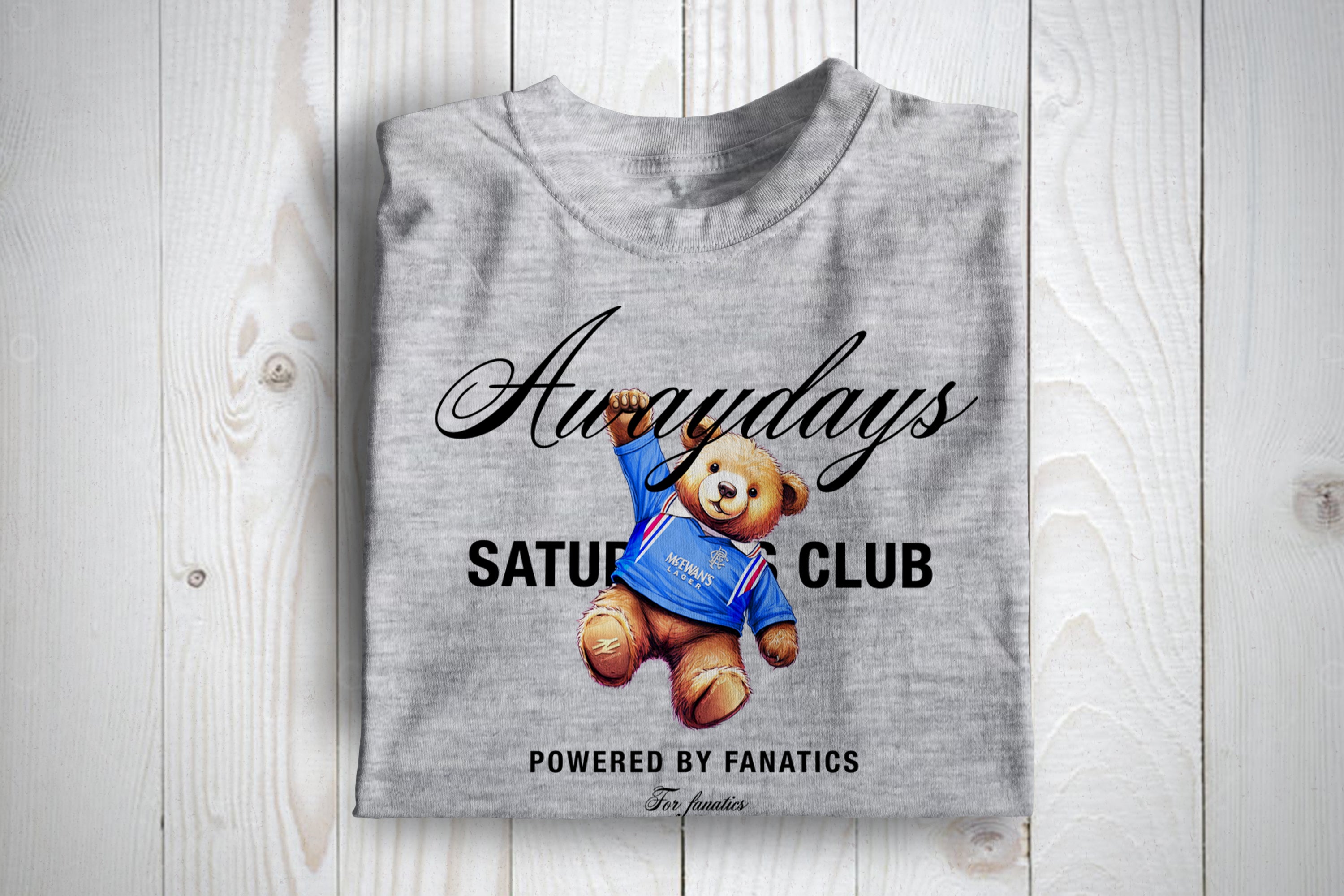 Gers Saturdays Club Bear Football Awaydays  T Shirt