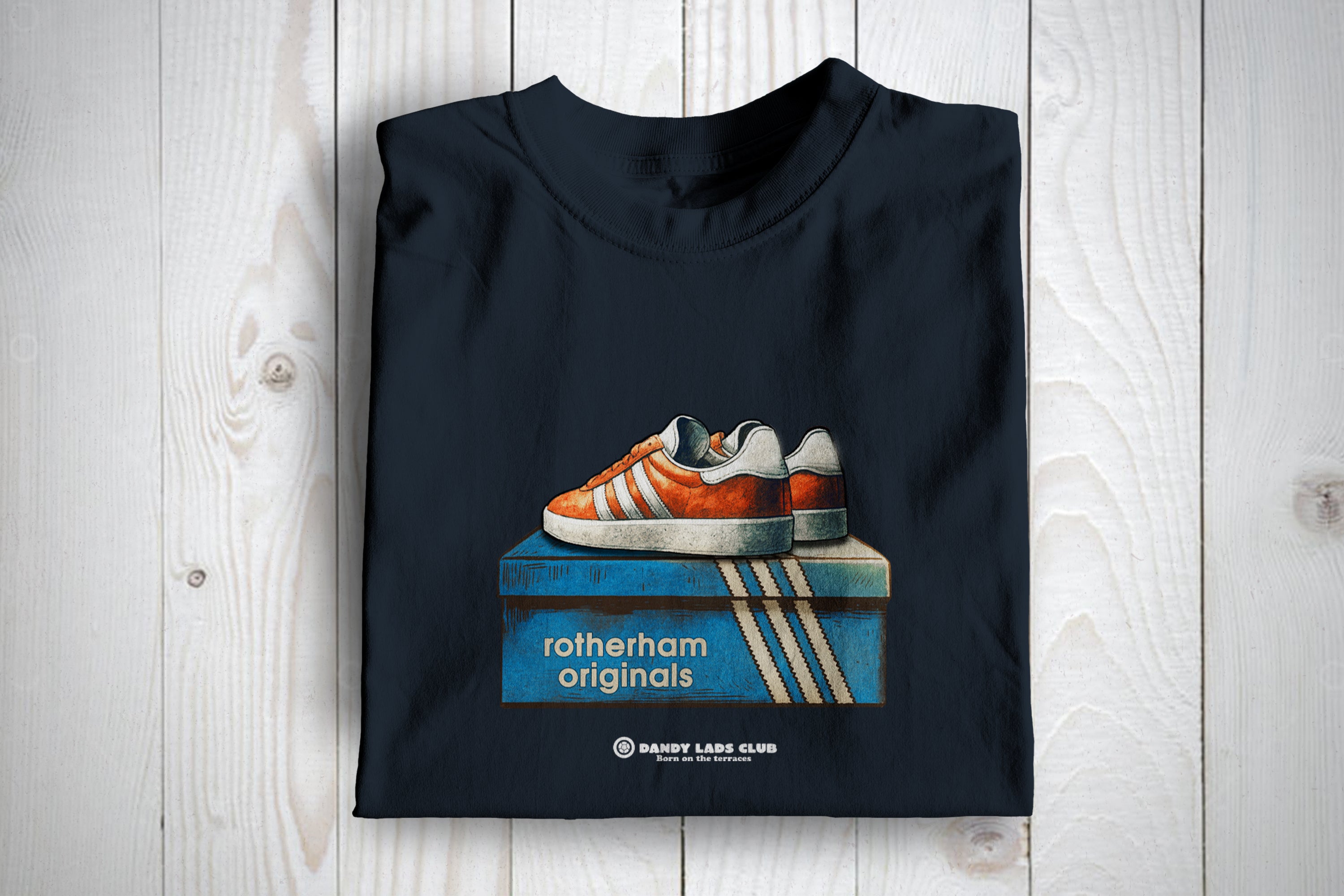 Rotherham Originals Football  Casuals Awaydays T Shirt