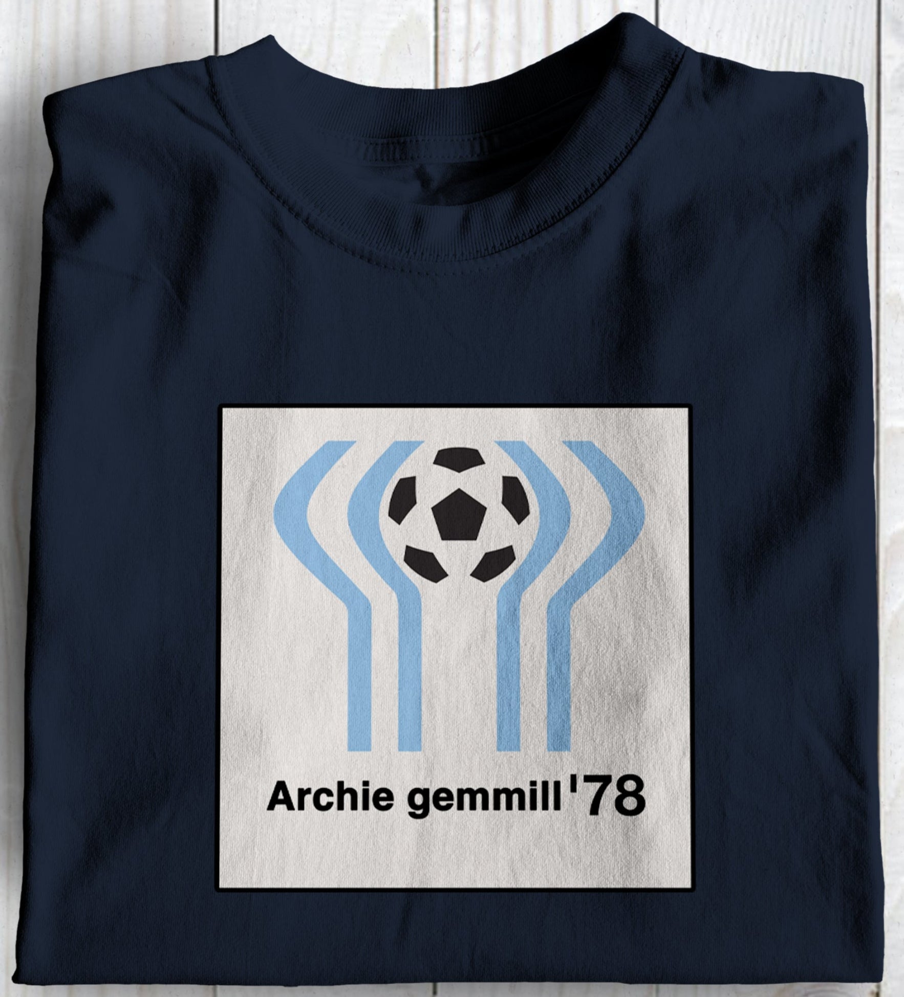 Scotland Archie Gemmill 78 Football Awayday T Shirt – THE DANDY LADS CLUB