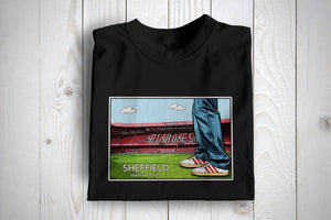 Sheffield  Stadium Series Football  Casuals Awaydays T Shirt