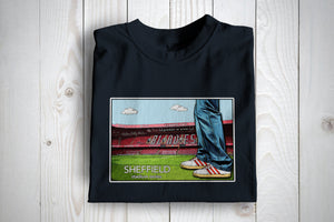 Sheffield  Stadium Series Football  Casuals Awaydays T Shirt