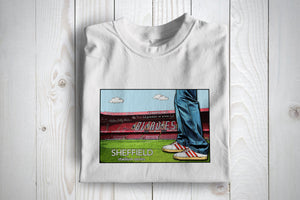 Sheffield  Stadium Series Football  Casuals Awaydays T Shirt