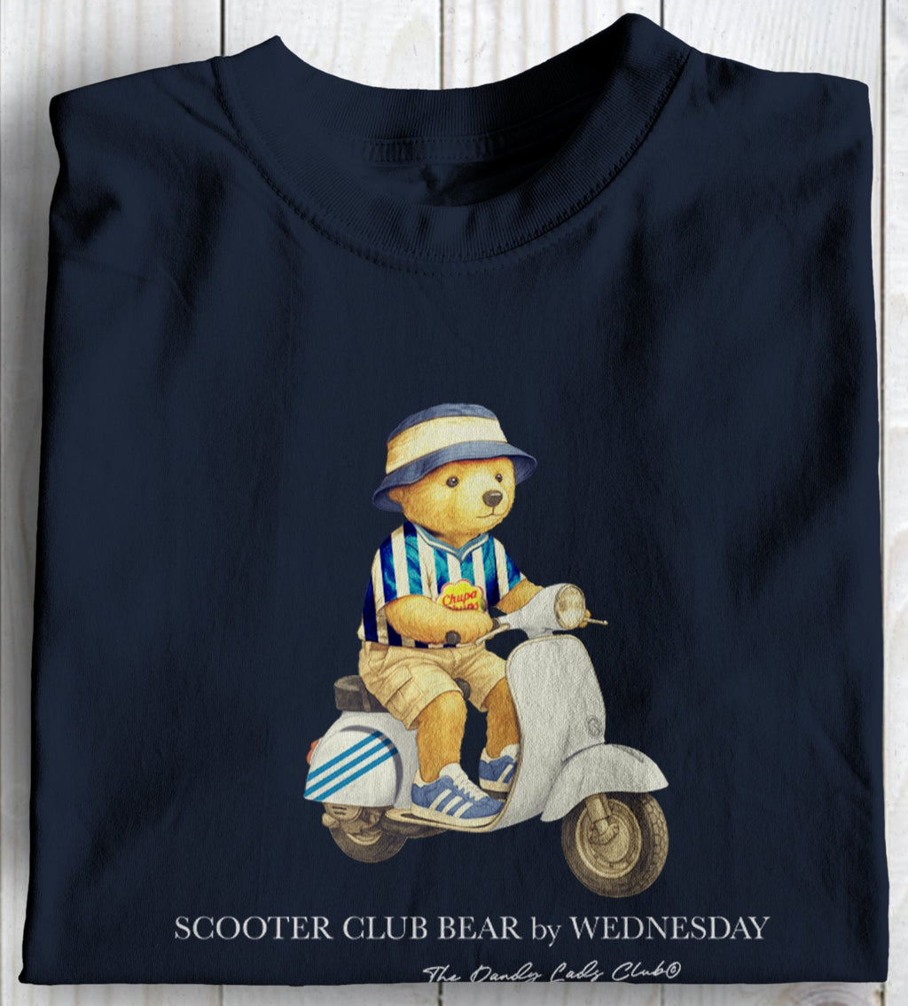 Wednesday Scooter Club Bear Football Casuals Awayday T Shirt