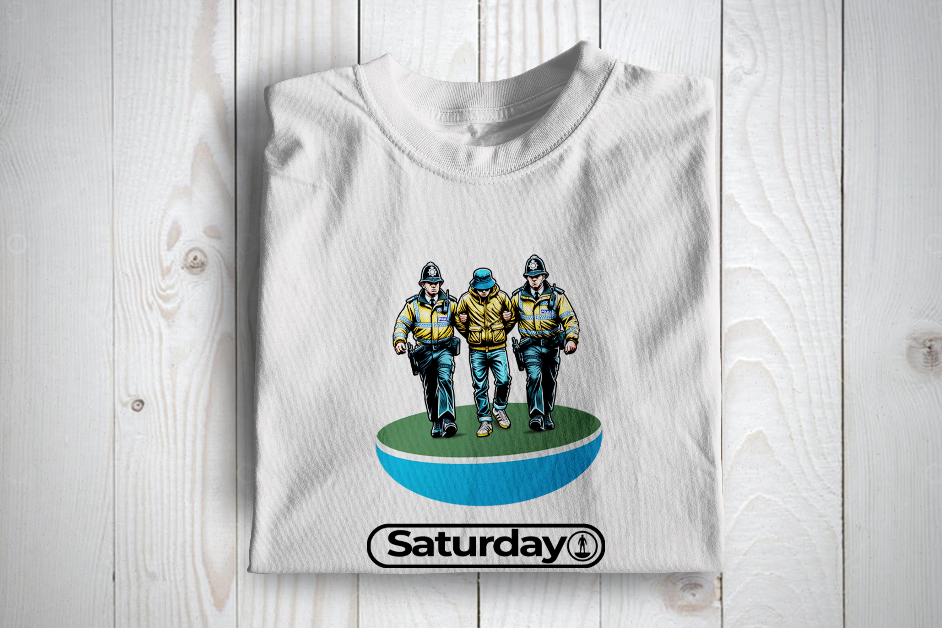 Saturday Subbuteo Football Casuals Awayday T Shirt