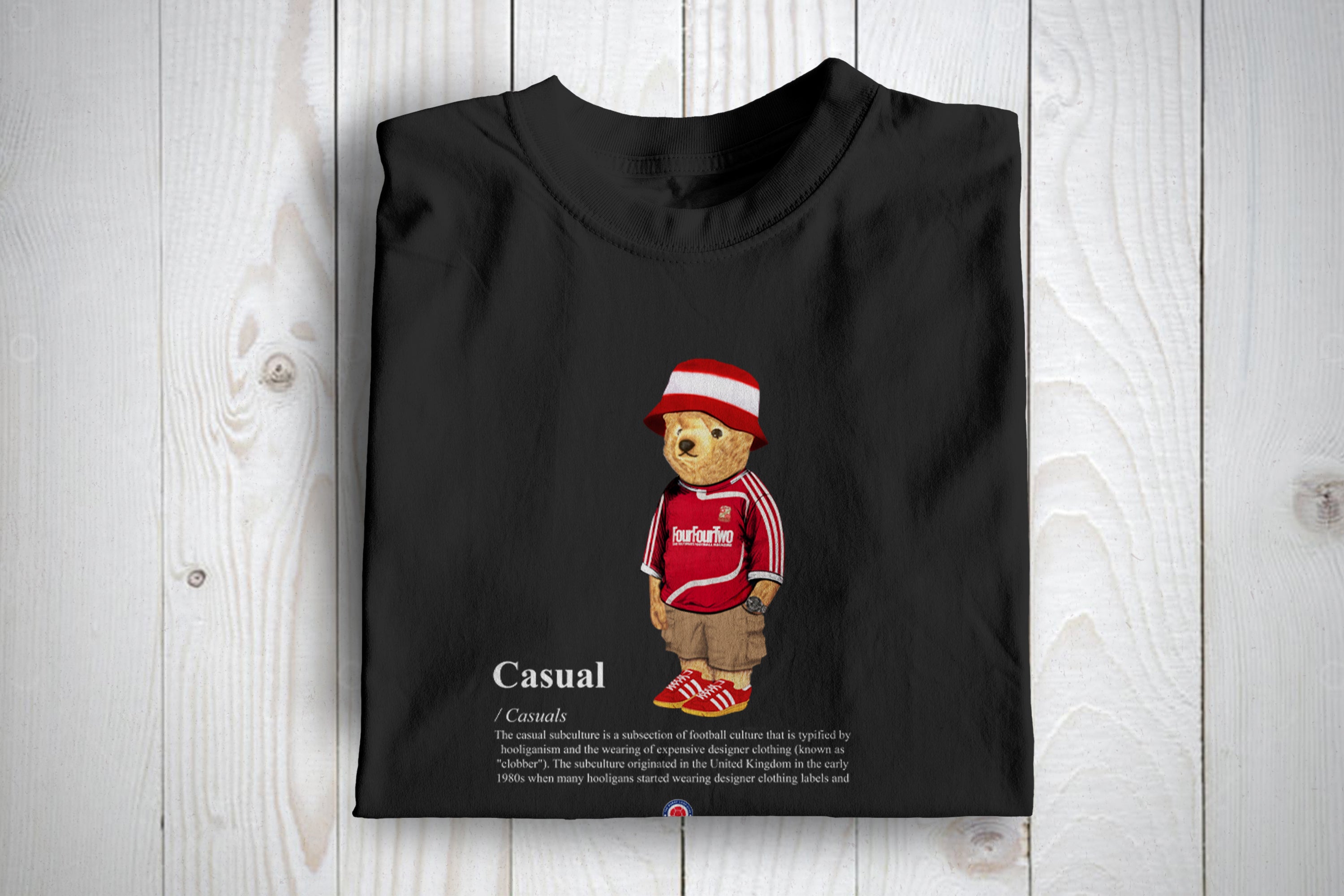 Swindon Casual Bear Football  Casuals Awaydays T Shirt