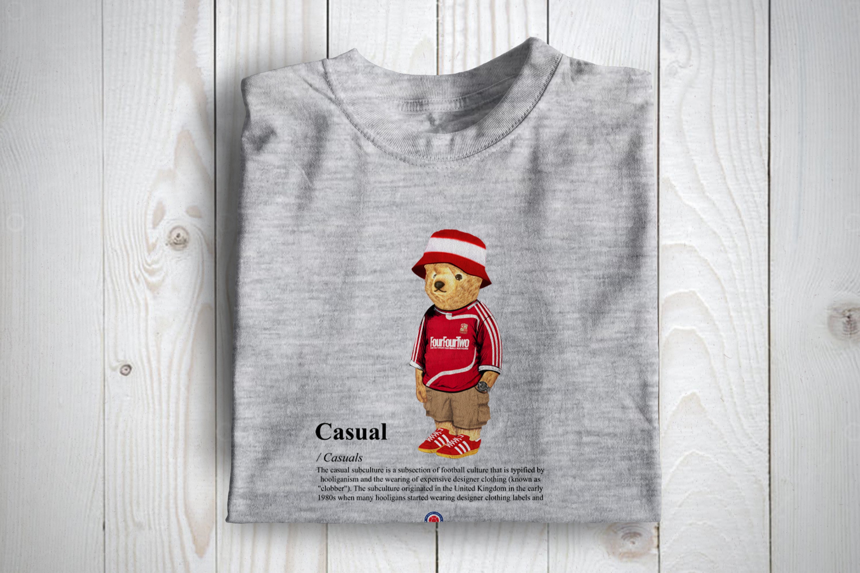 Swindon Casual Bear Football  Casuals Awaydays T Shirt