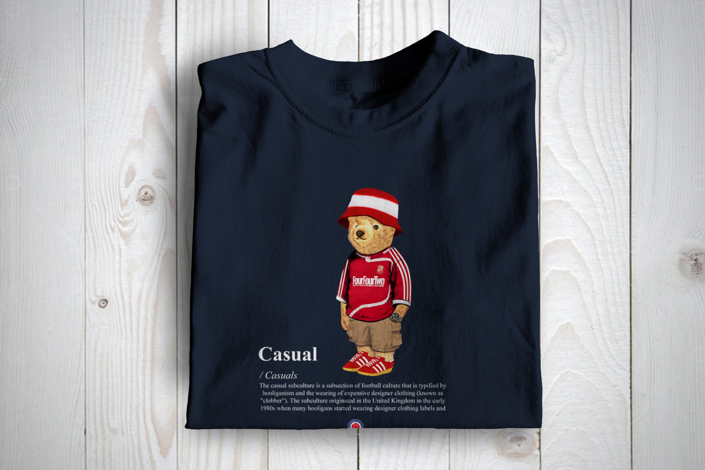 Swindon Casual Bear Football  Casuals Awaydays T Shirt