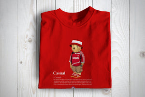 Swindon Casual Bear Football  Casuals Awaydays T Shirt