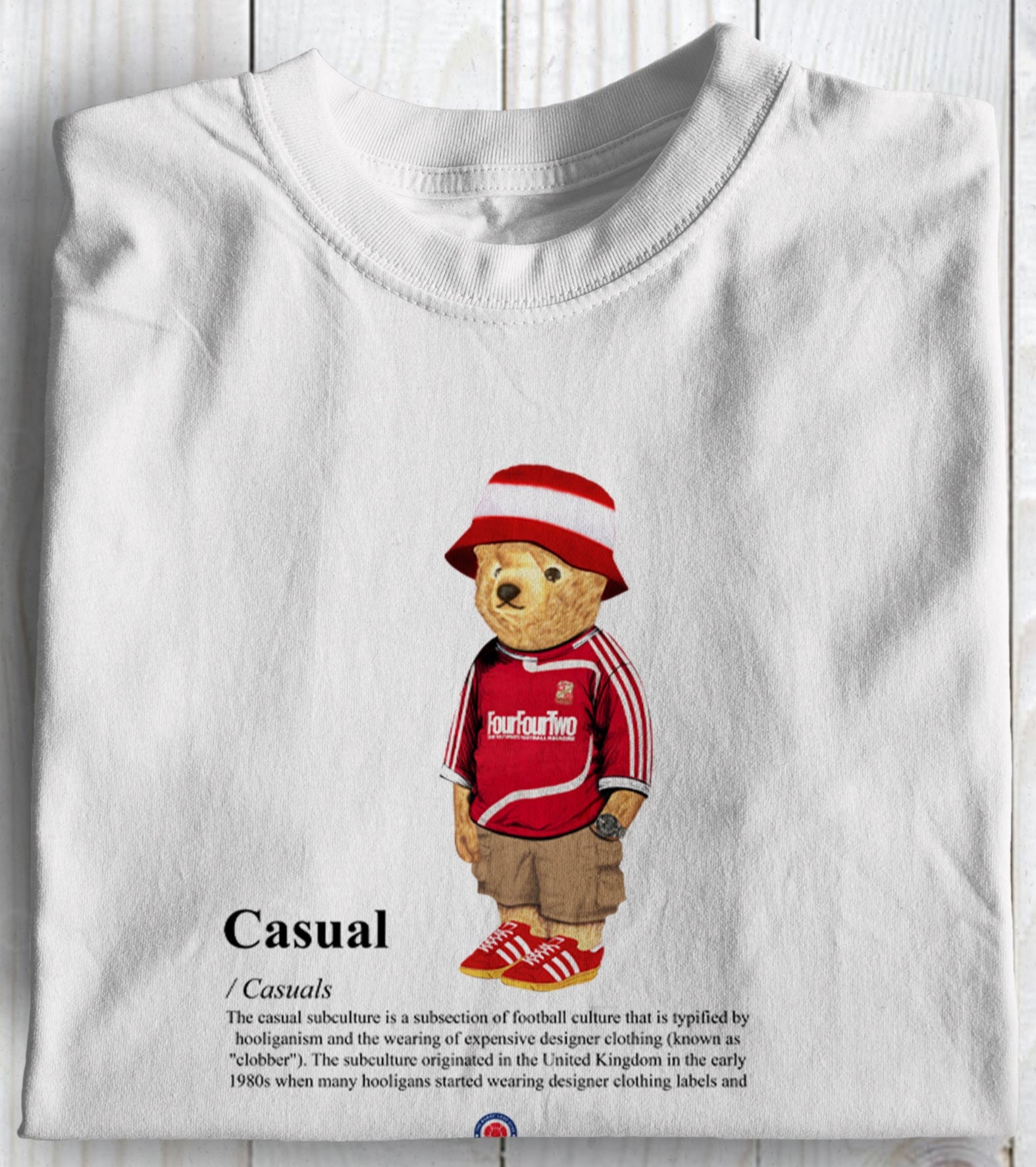 Swindon Casual Bear Football  Casuals Awaydays T Shirt