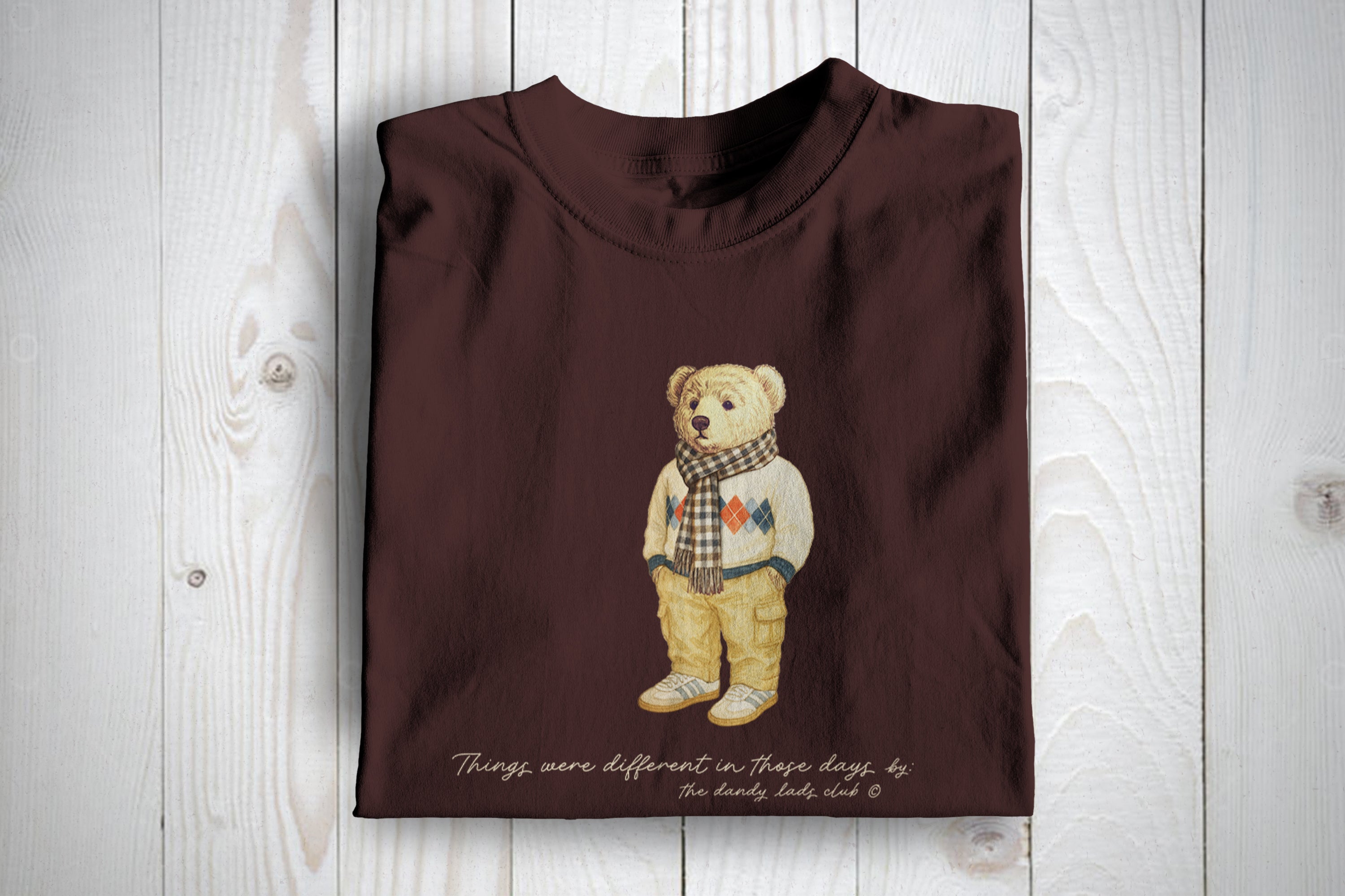 Chester, The Casual Bear, Lendl Edition. Football Casuals Awaydays T Shirt